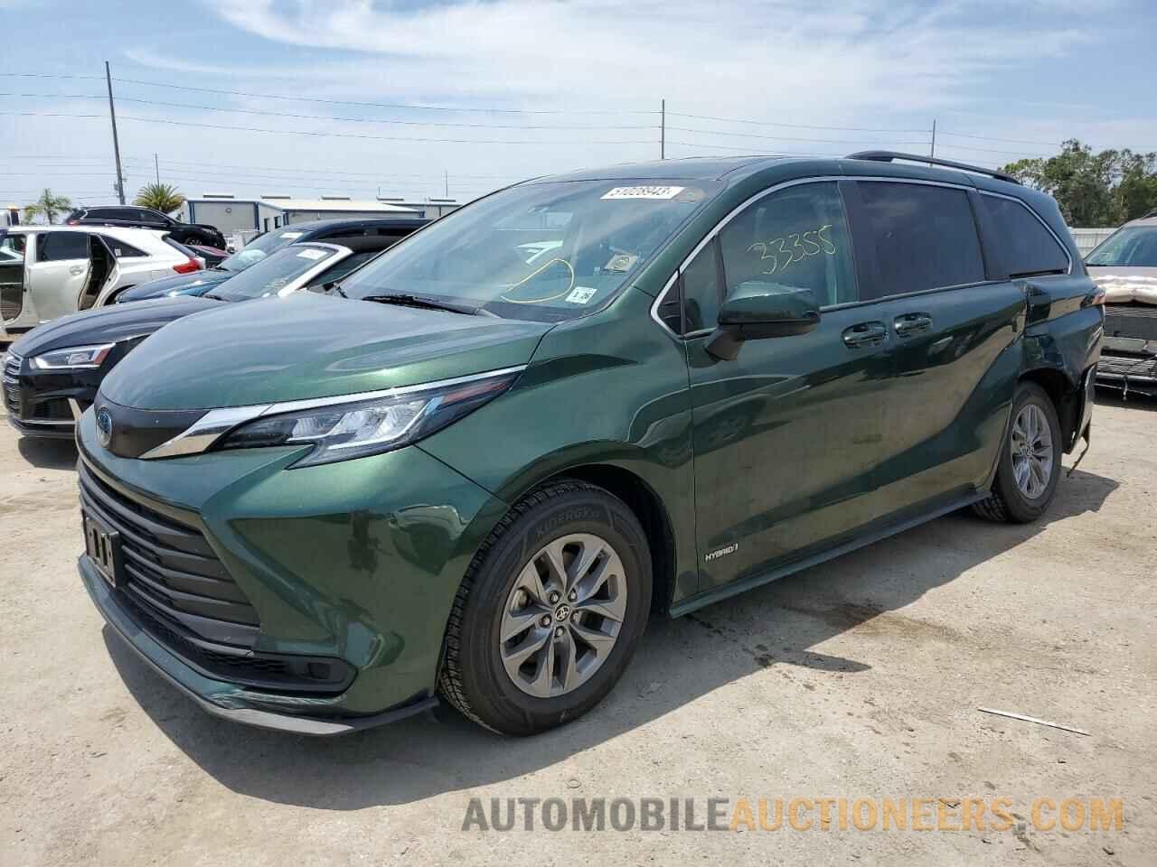 5TDKRKEC5MS074742 TOYOTA SIENNA 2021