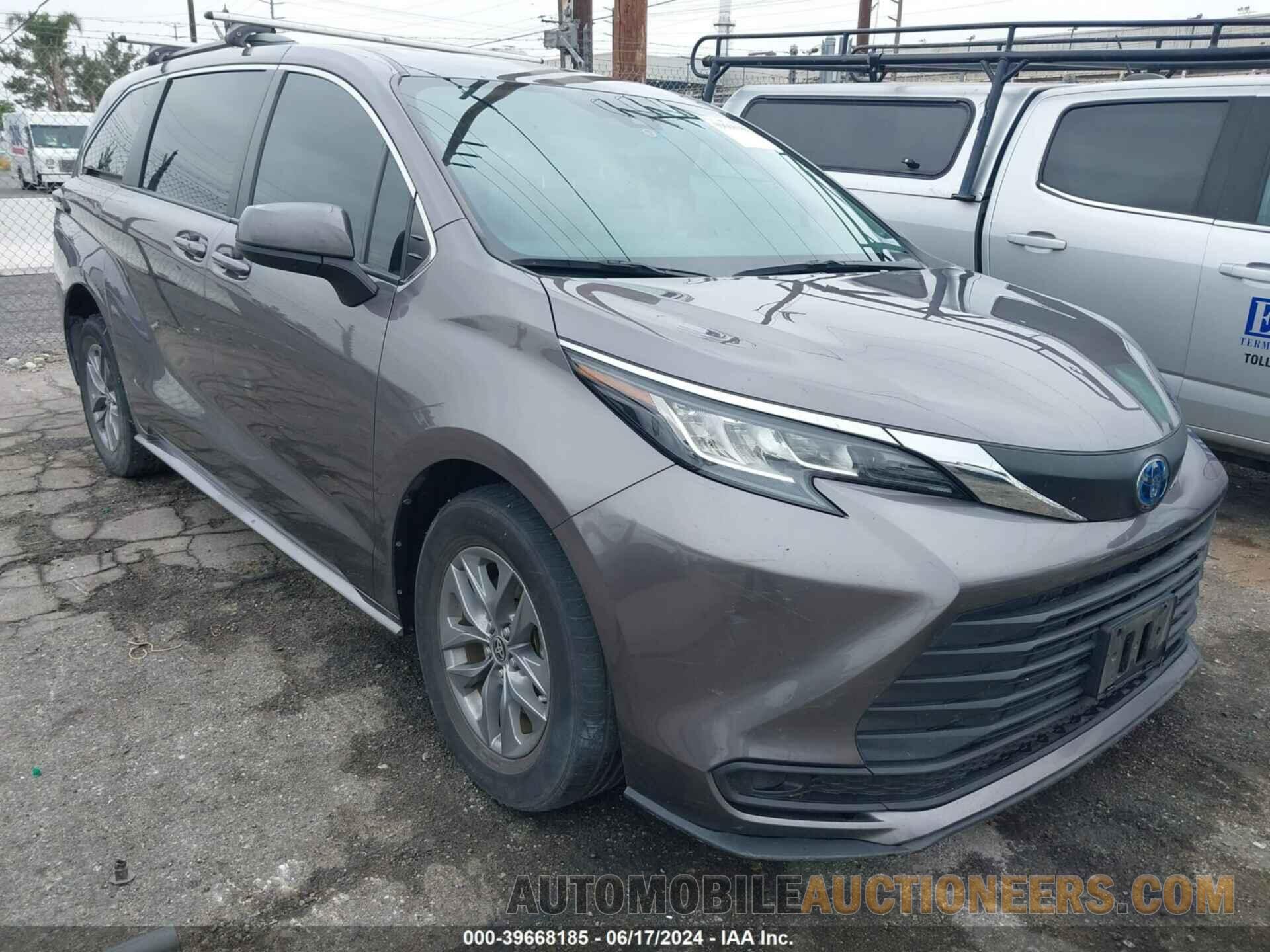 5TDKRKEC5NS077271 TOYOTA SIENNA 2022