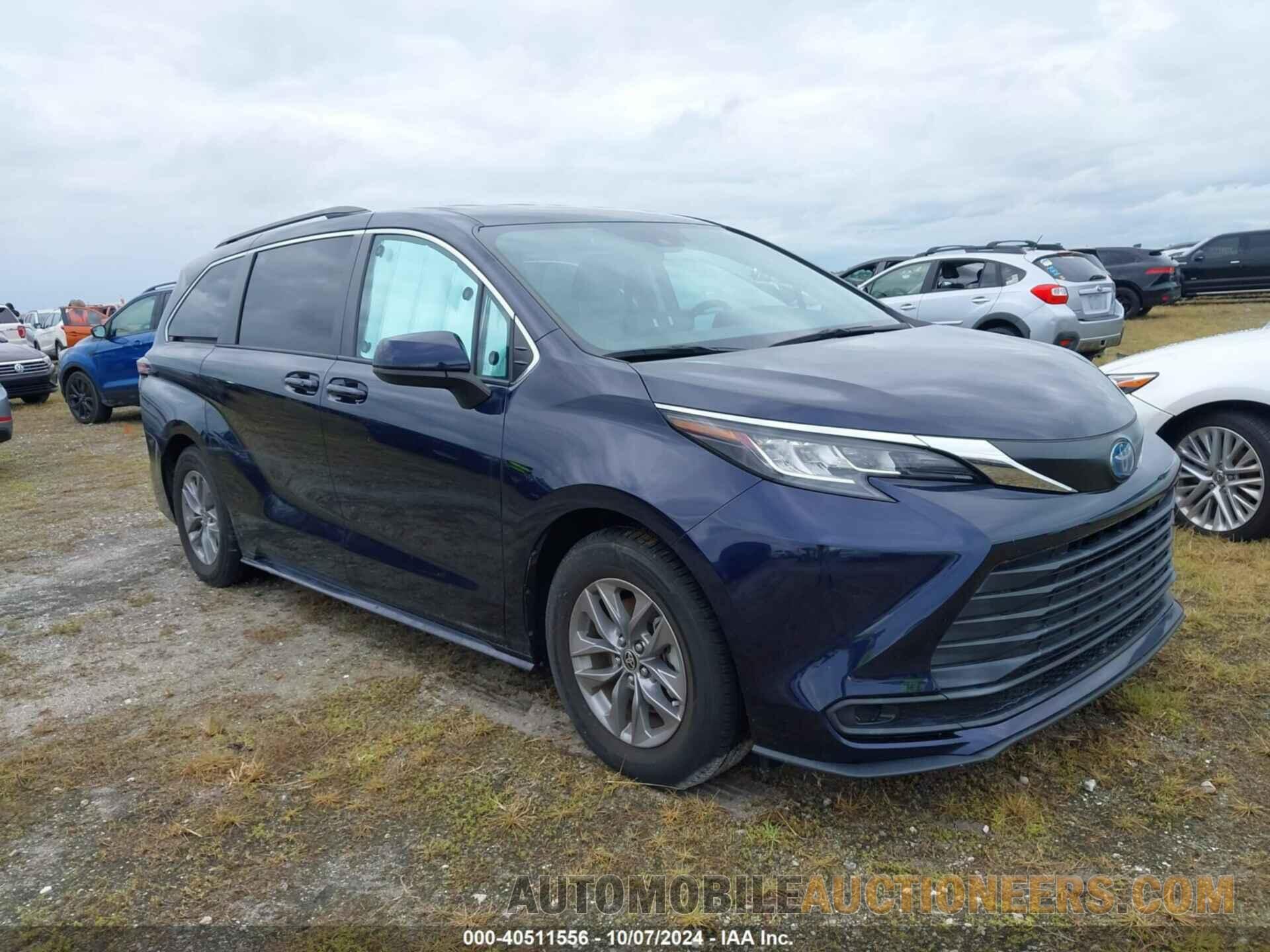 5TDKRKEC5NS094328 TOYOTA SIENNA 2022