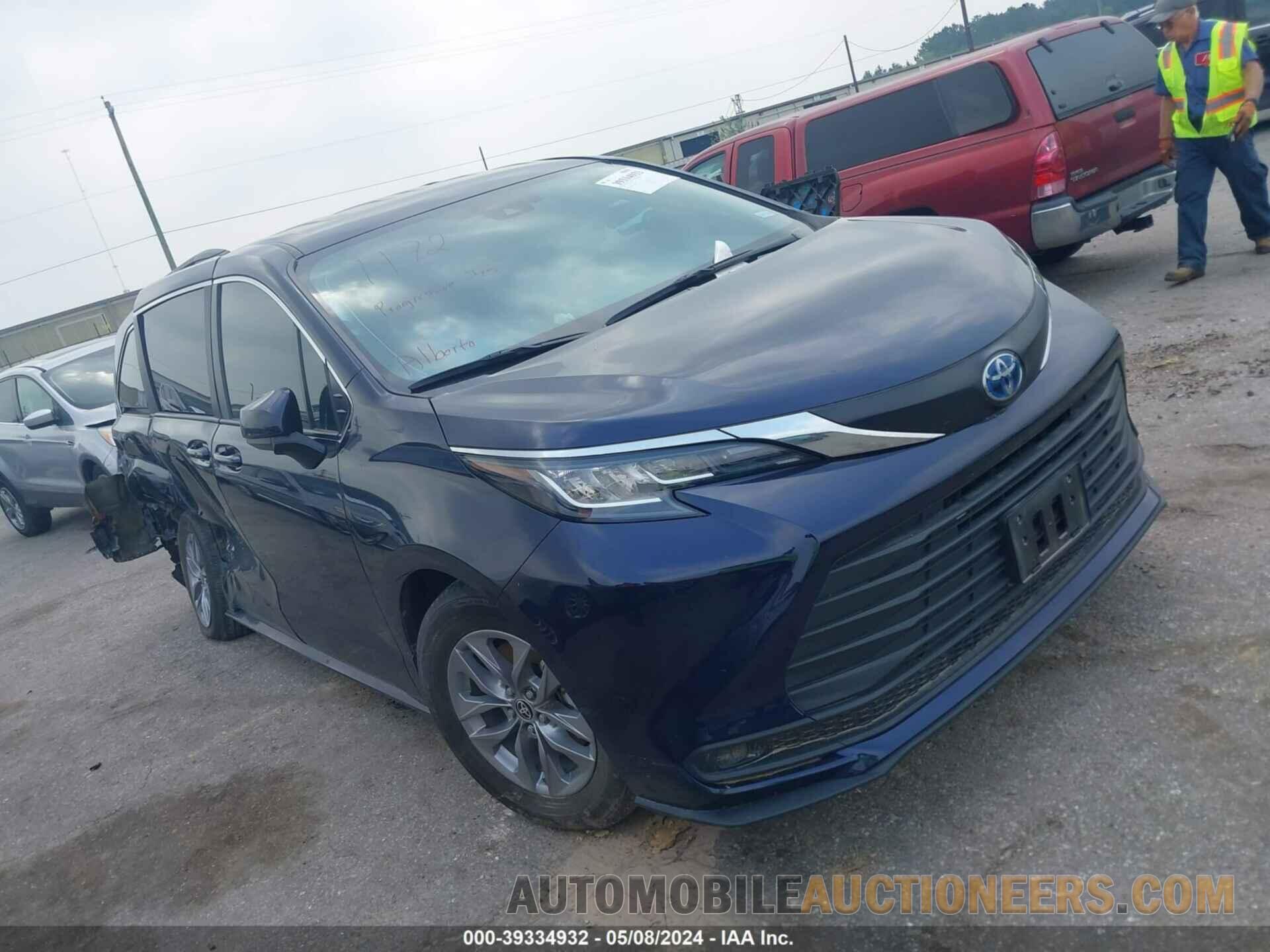 5TDKRKEC5NS124668 TOYOTA SIENNA 2022