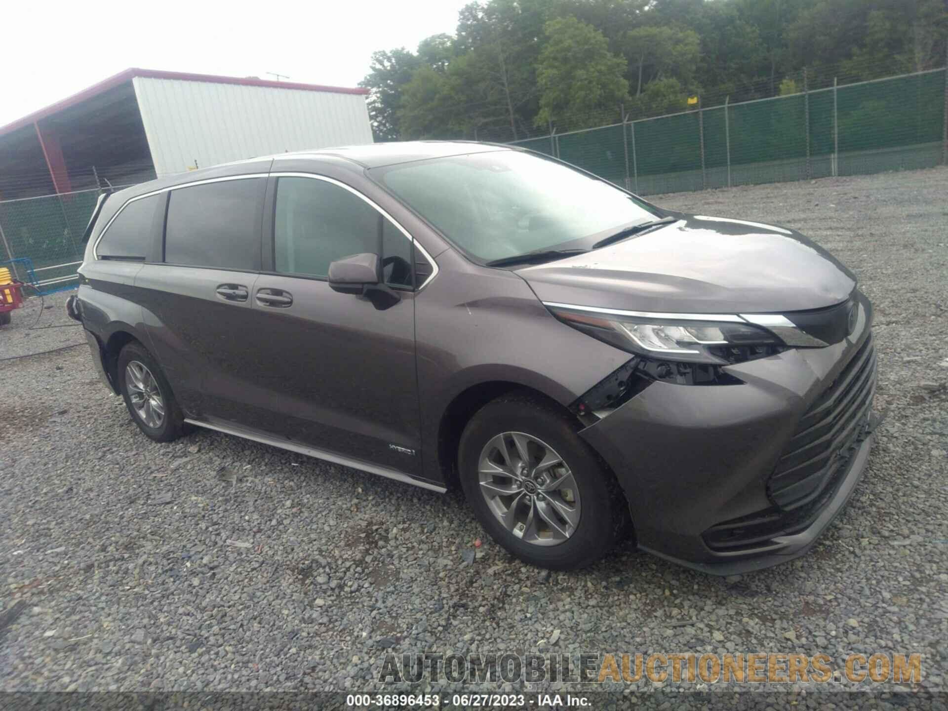 5TDKRKEC6MS024481 TOYOTA SIENNA 2021