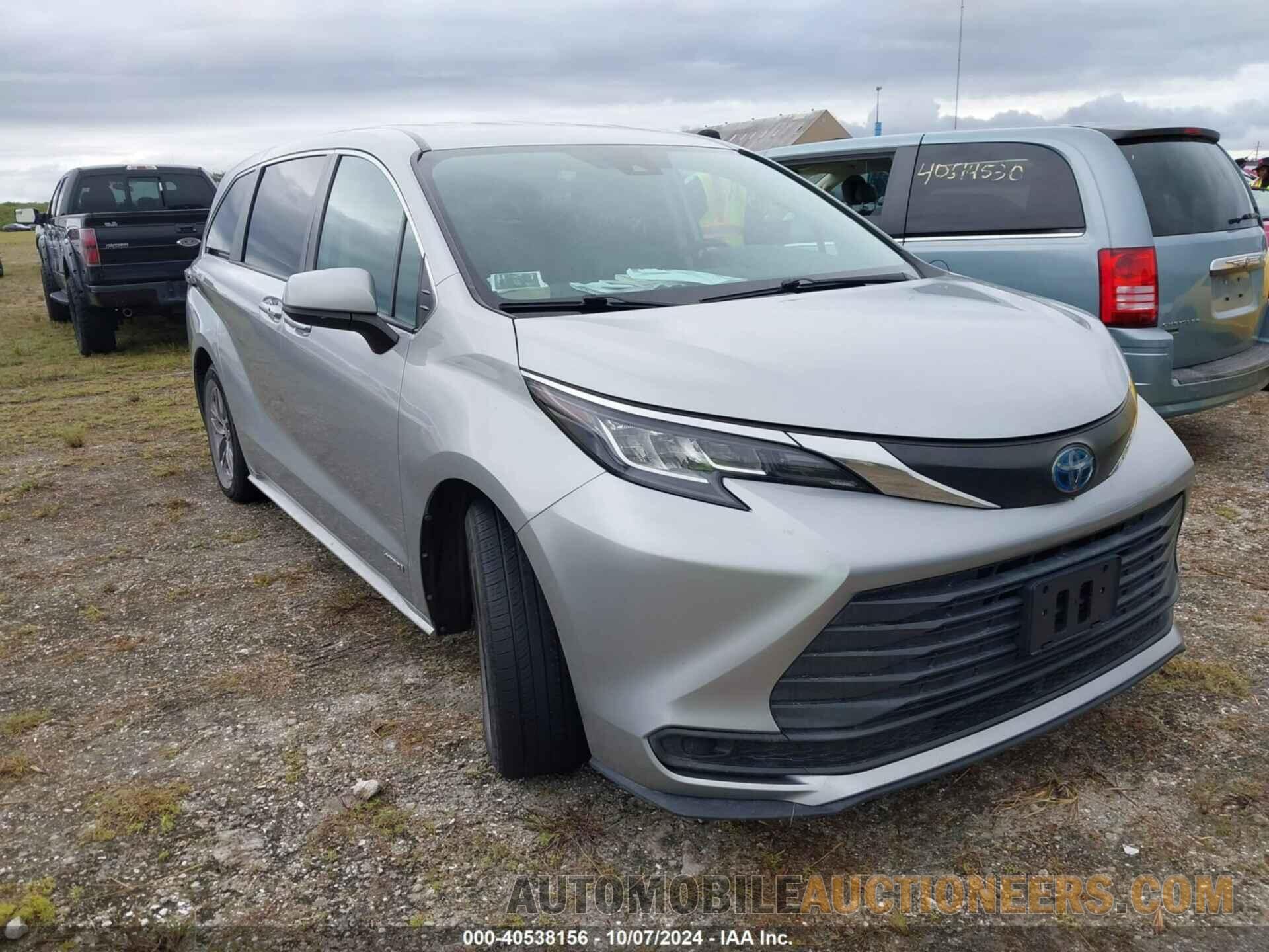 5TDKRKEC6MS028840 TOYOTA SIENNA 2021