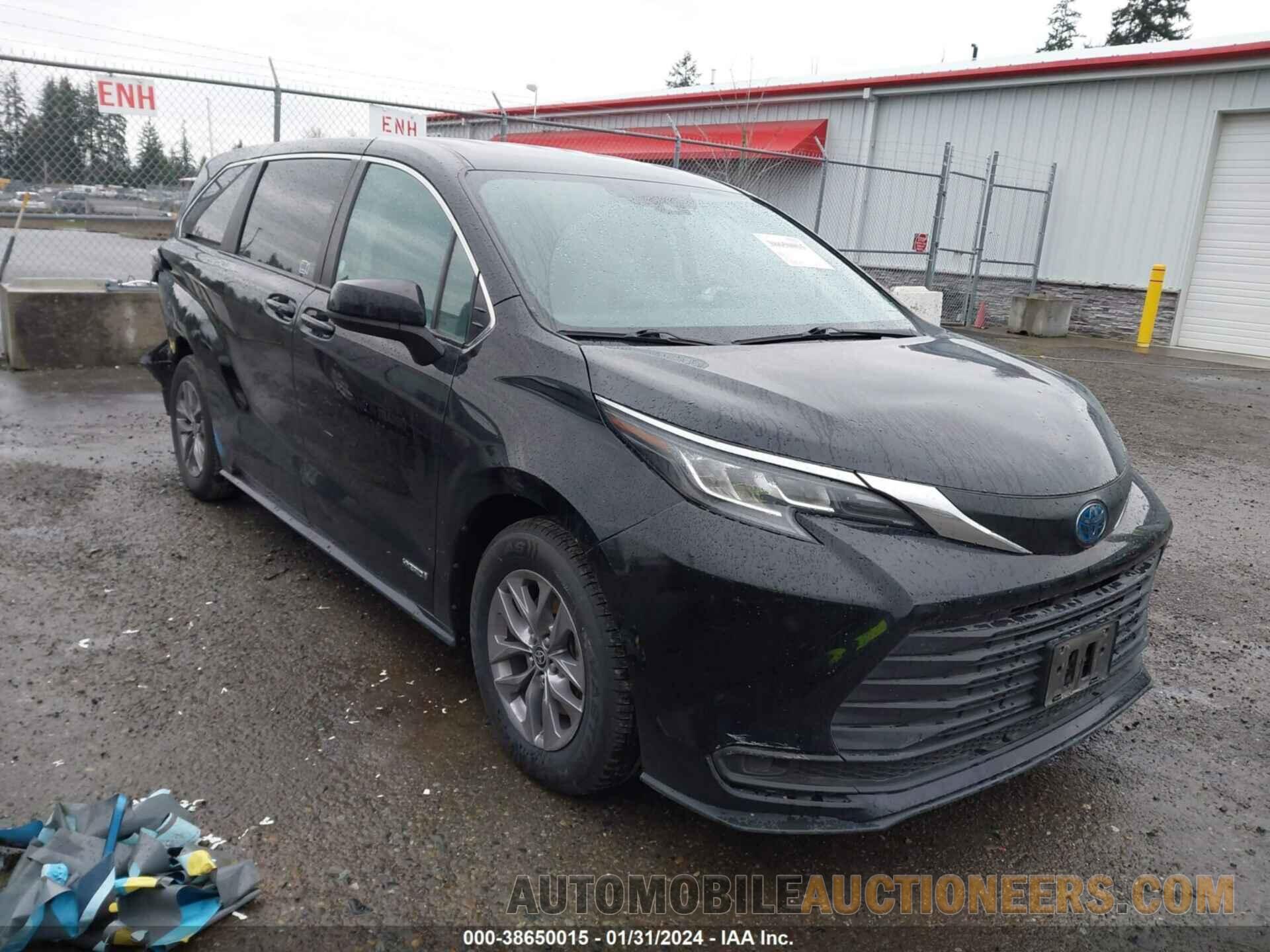 5TDKRKEC6MS029518 TOYOTA SIENNA 2021