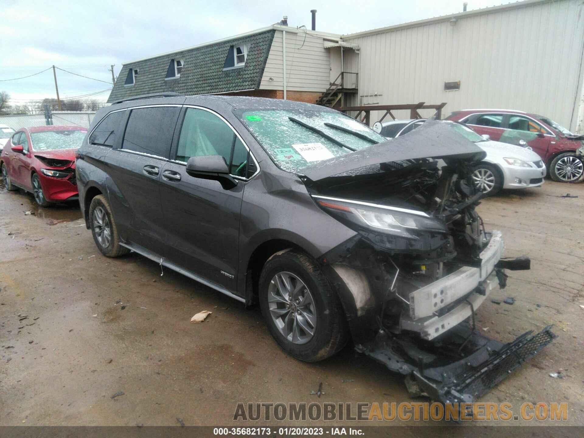 5TDKRKEC6MS060302 TOYOTA SIENNA 2021