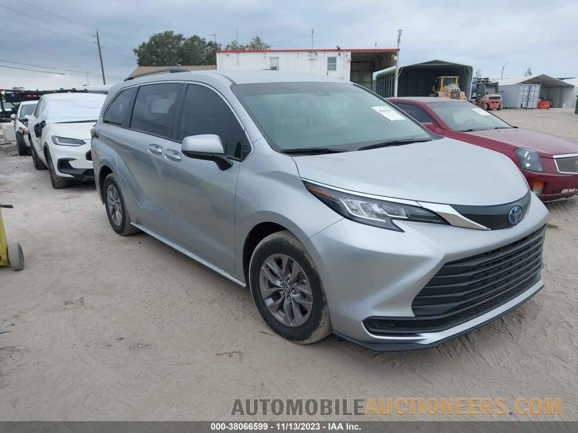 5TDKRKEC6NS095455 TOYOTA SIENNA 2022