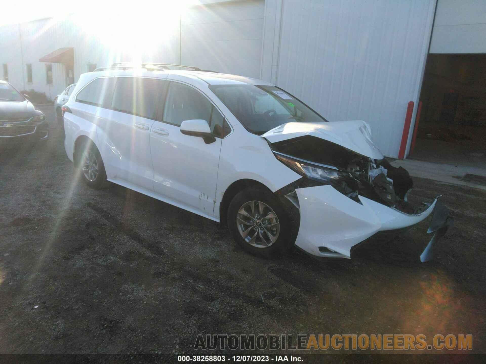 5TDKRKEC6NS112111 TOYOTA SIENNA 2022