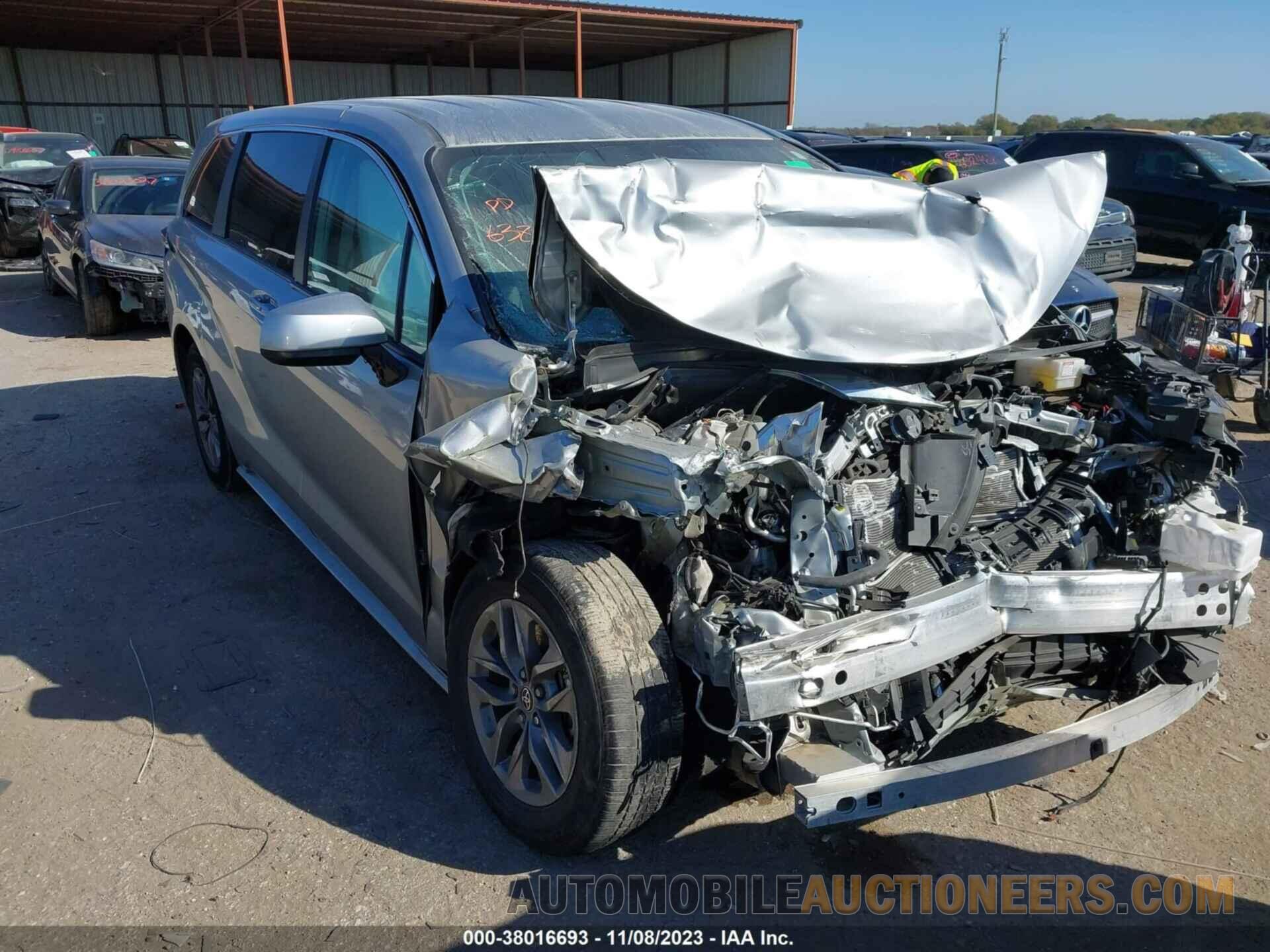 5TDKRKEC6NS125036 TOYOTA SIENNA 2022