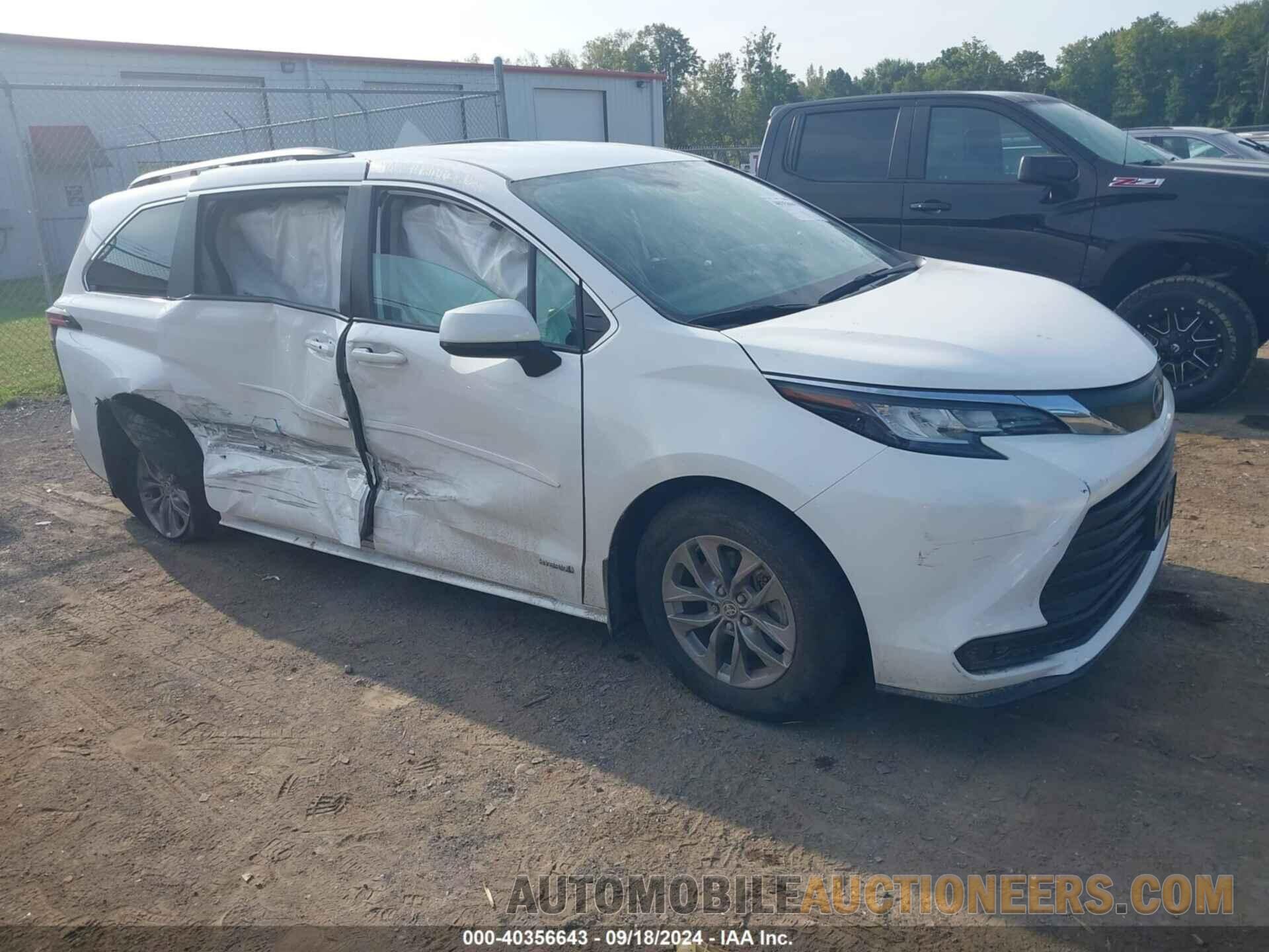 5TDKRKEC7MS059451 TOYOTA SIENNA 2021