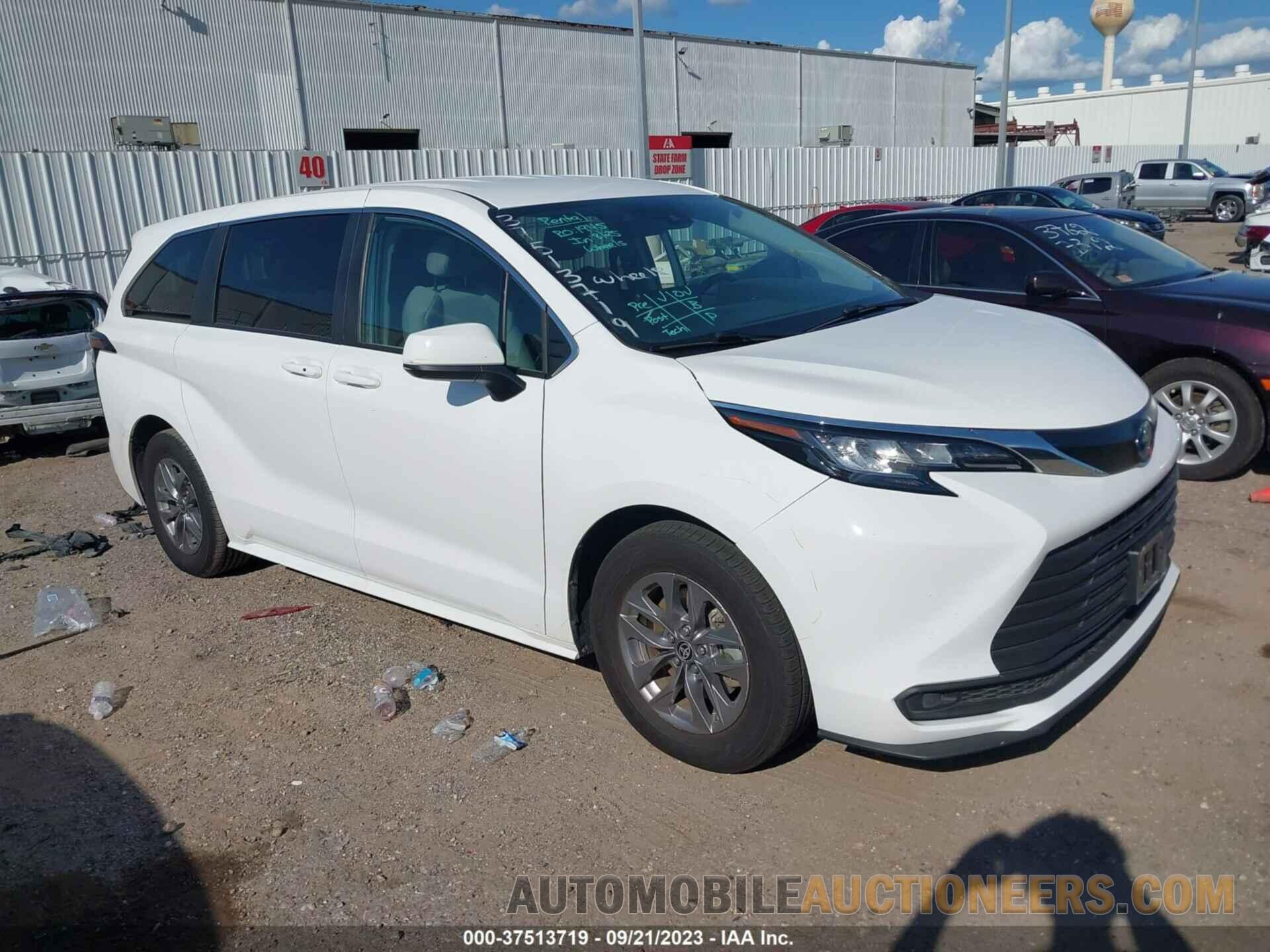 5TDKRKEC7PS139188 TOYOTA SIENNA 2023