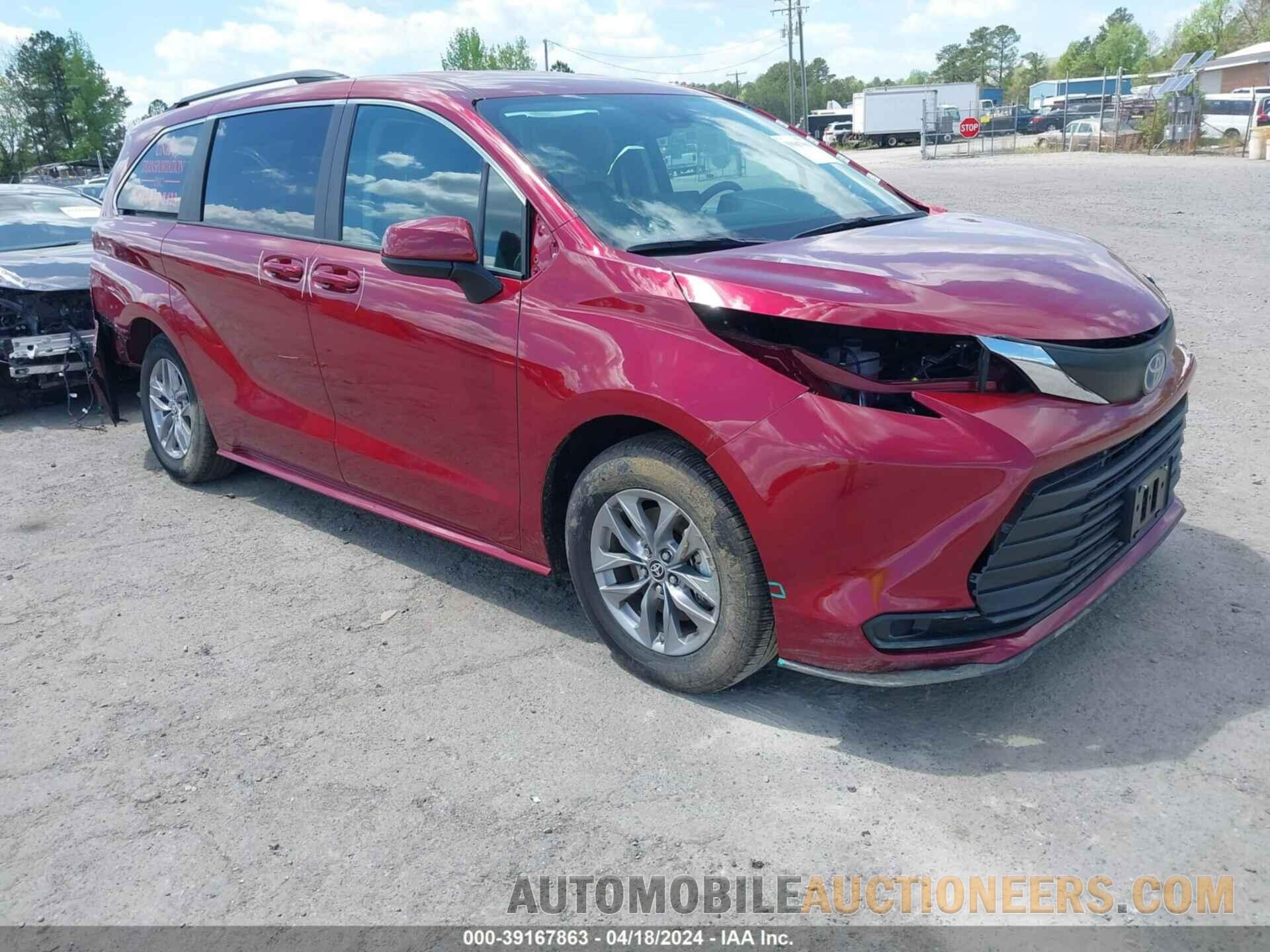 5TDKRKEC7PS176578 TOYOTA SIENNA 2023