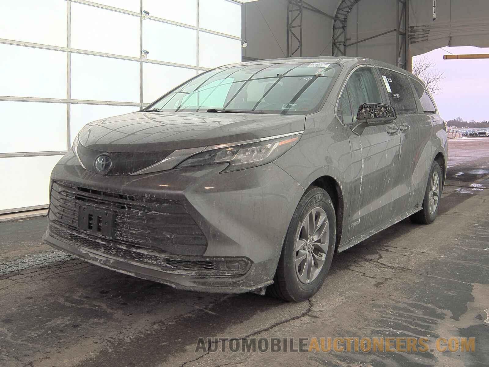 5TDKRKEC8MS013482 Toyota Sienna LE 2021