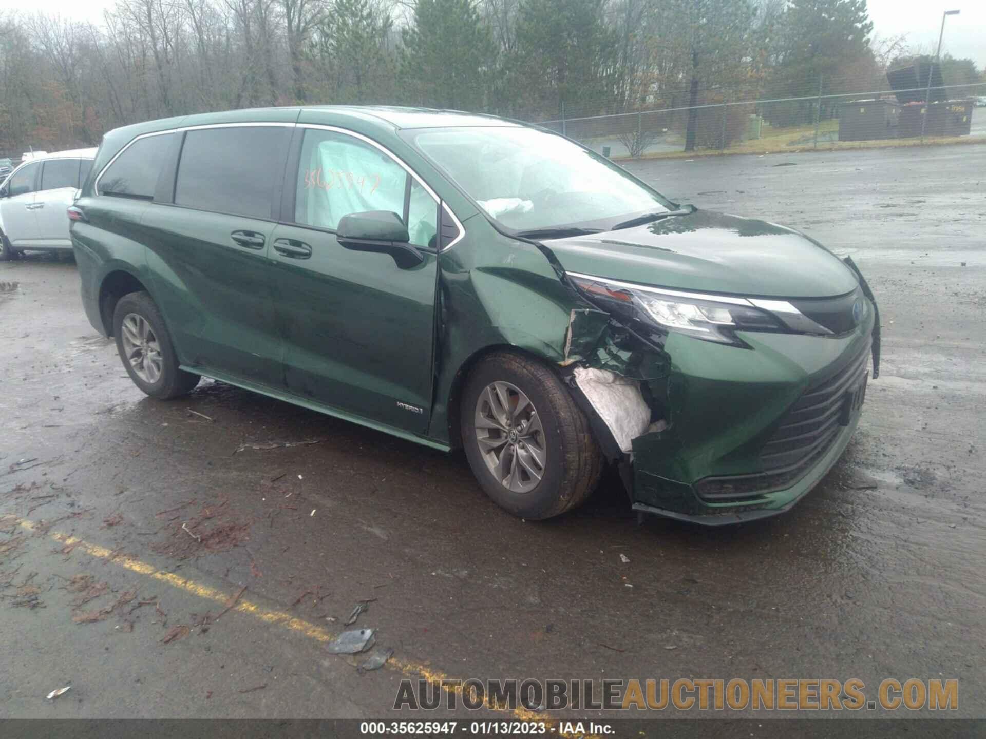 5TDKRKEC8MS041248 TOYOTA SIENNA 2021