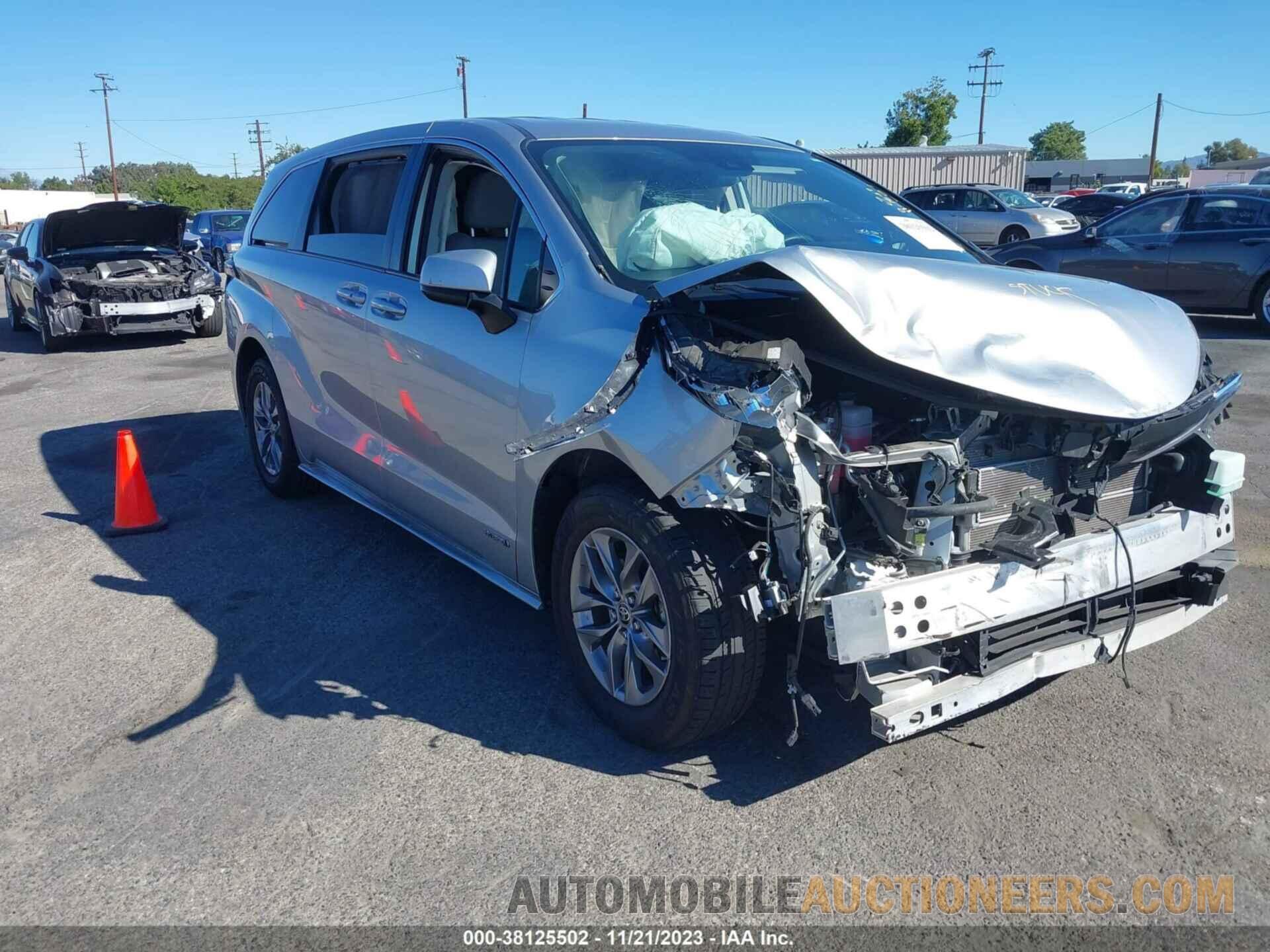 5TDKRKEC8MS047759 TOYOTA SIENNA 2021