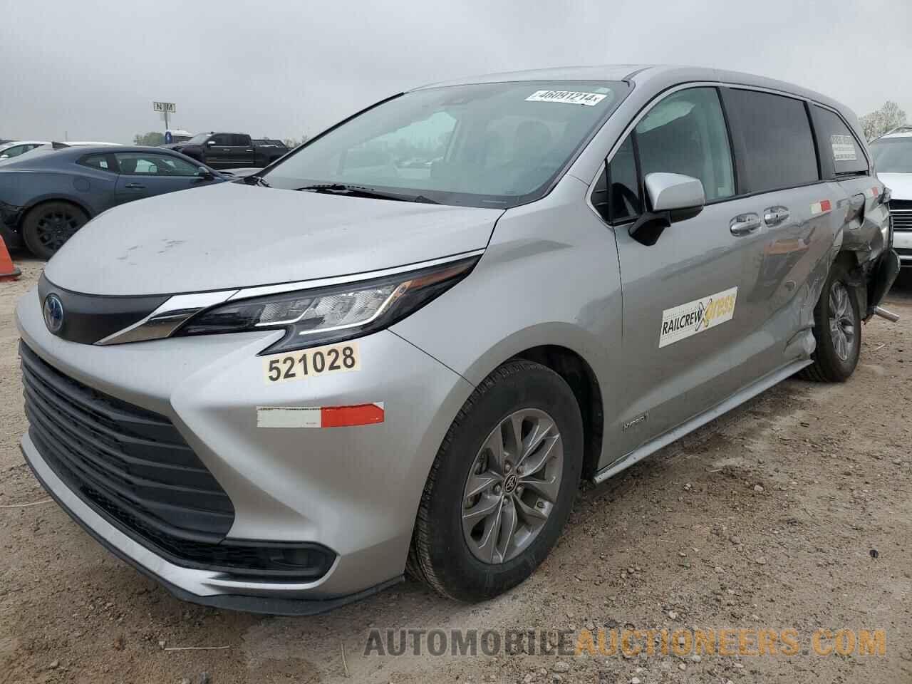 5TDKRKEC8MS063914 TOYOTA All Models 2021