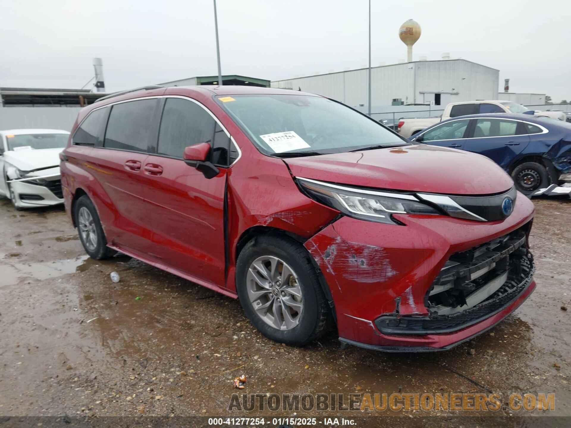 5TDKRKEC8NS077698 TOYOTA SIENNA 2022