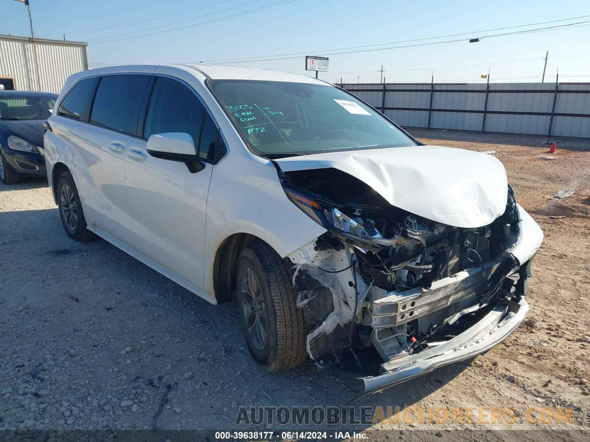 5TDKRKEC8NS109677 TOYOTA SIENNA 2022