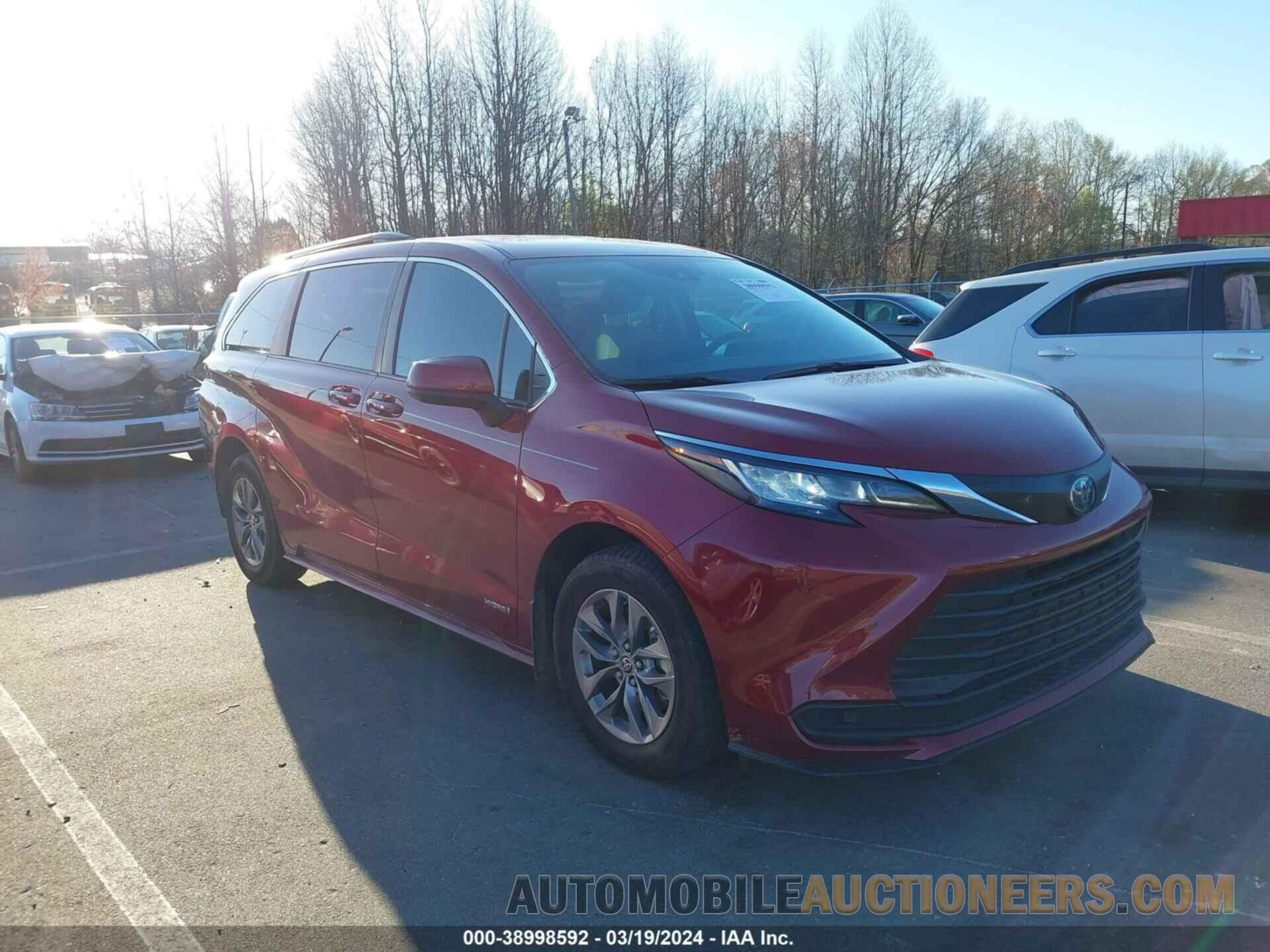 5TDKRKEC9MS006329 TOYOTA SIENNA 2021