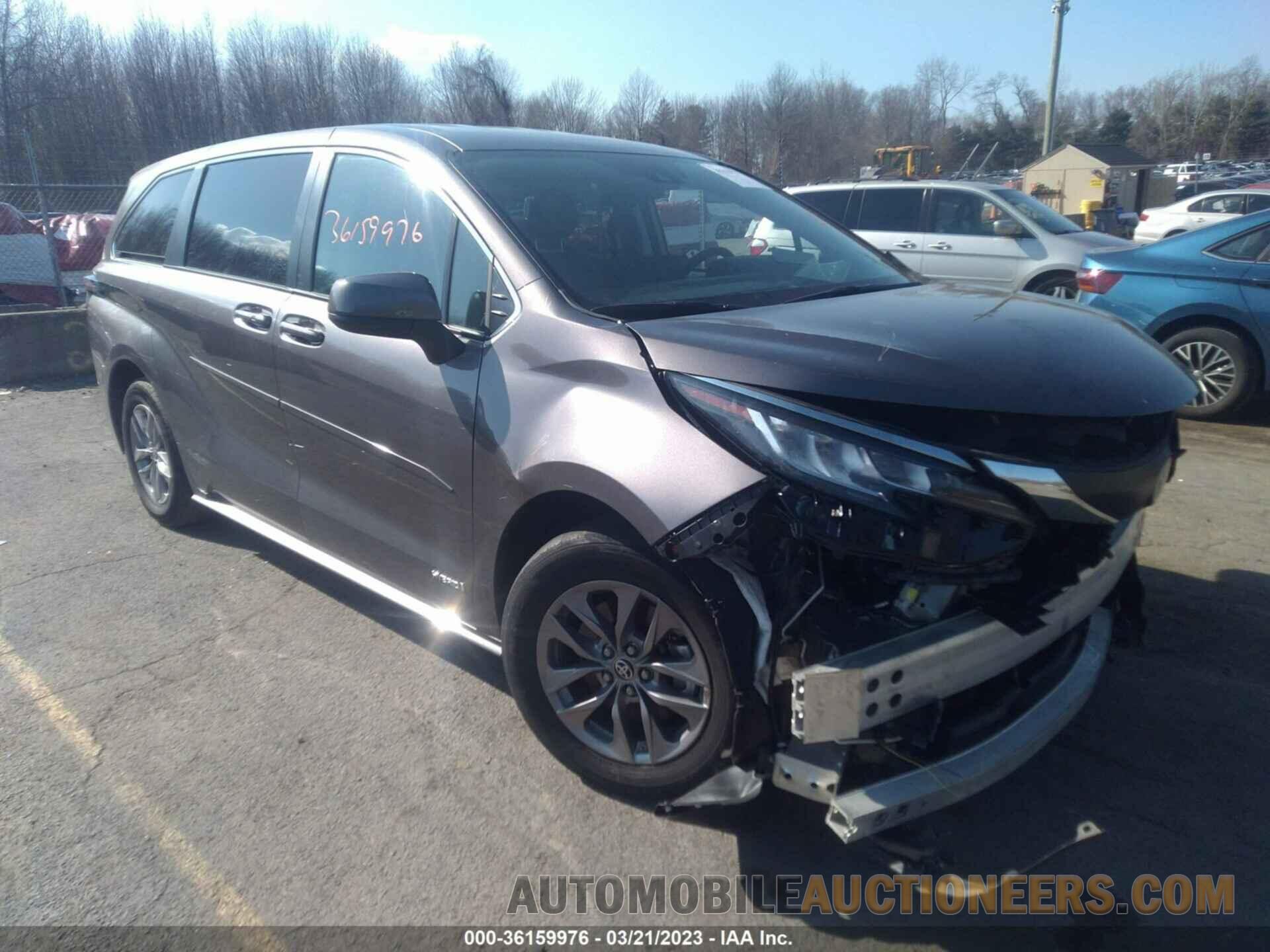 5TDKRKEC9MS034194 TOYOTA SIENNA 2021