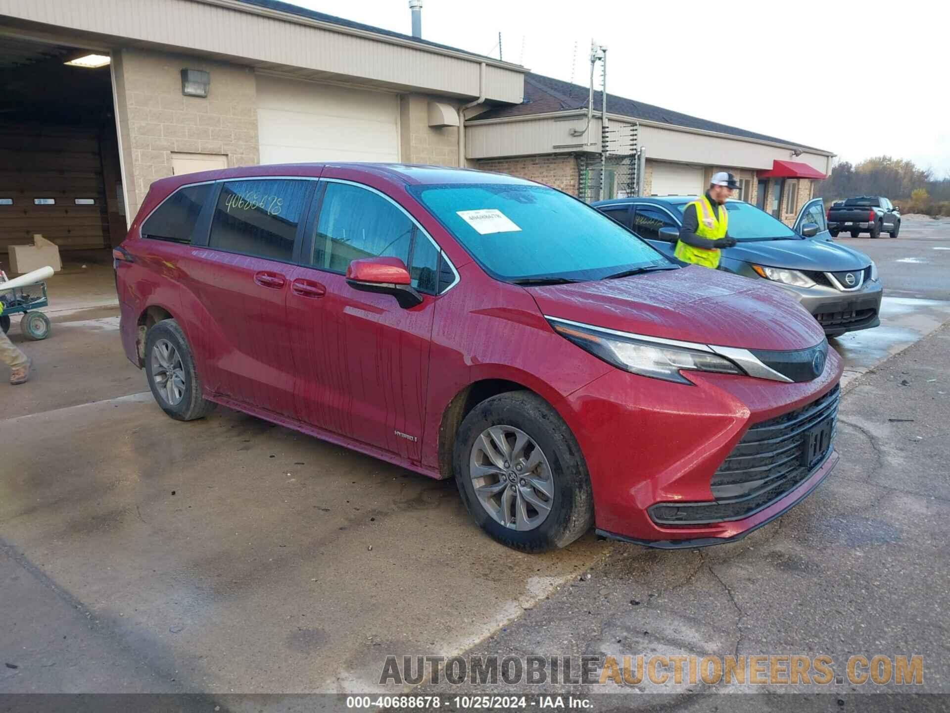 5TDKRKEC9MS043252 TOYOTA SIENNA 2021