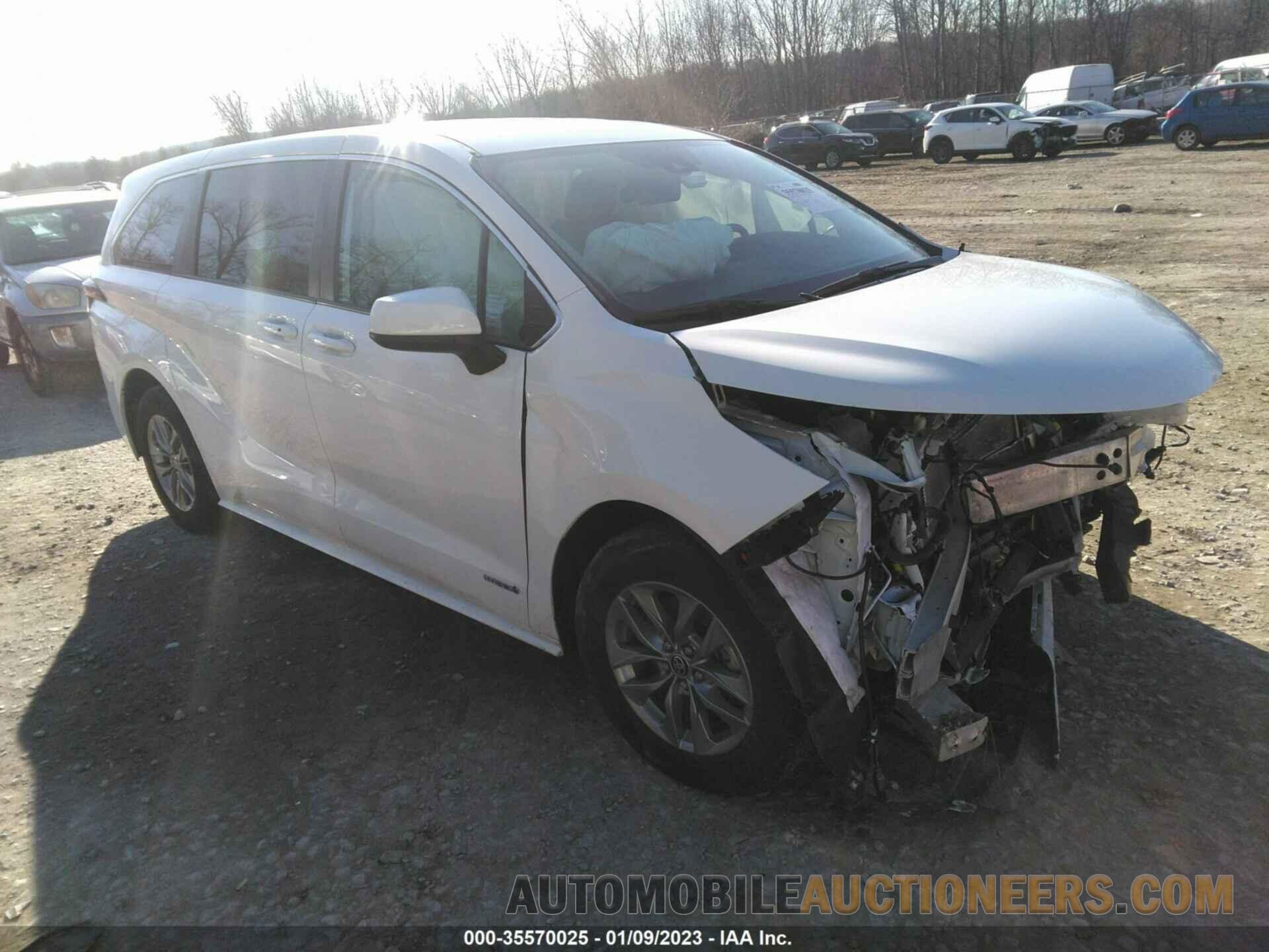 5TDKRKEC9MS059418 TOYOTA SIENNA 2021