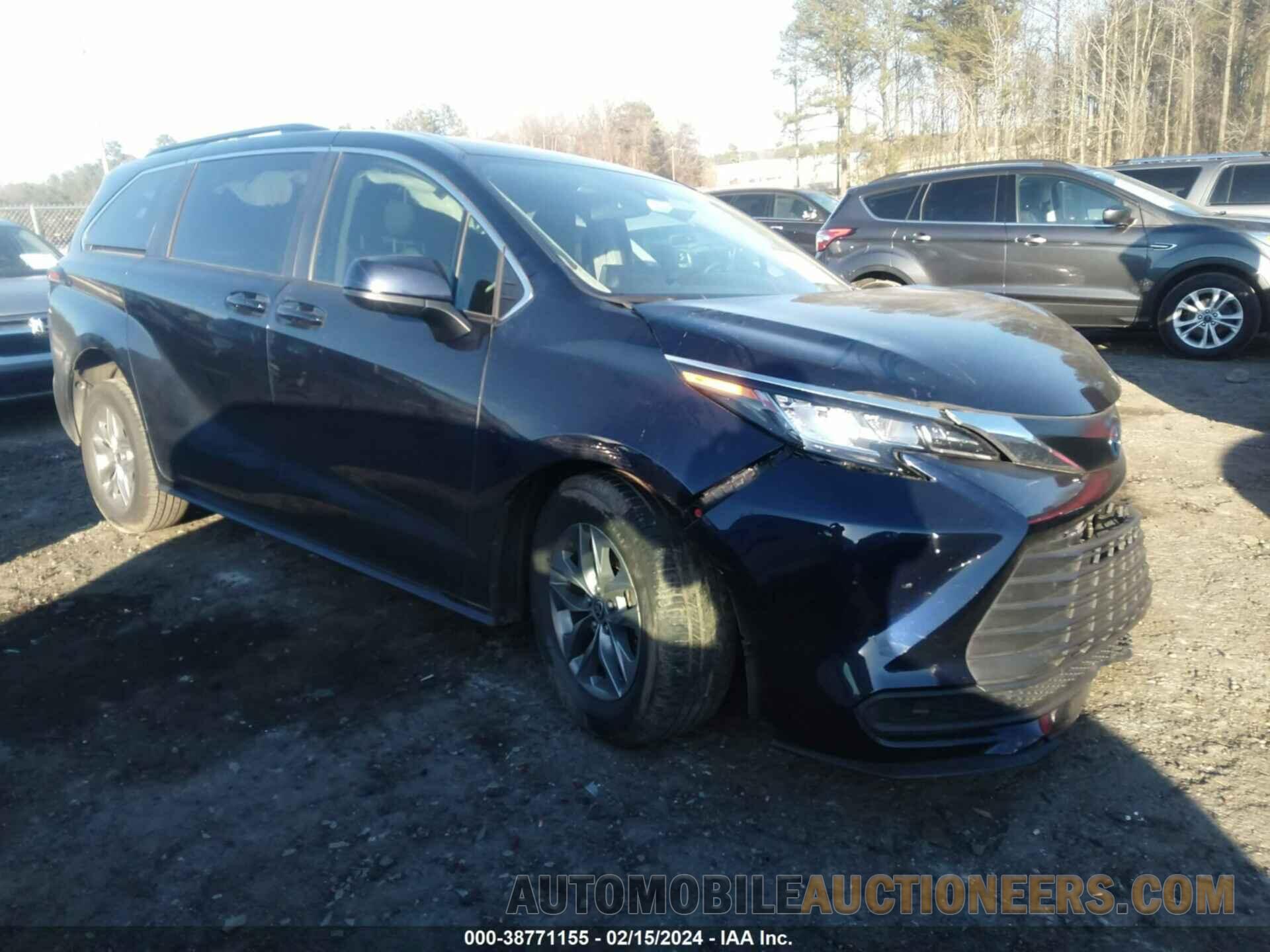 5TDKRKEC9NS130604 TOYOTA SIENNA 2022