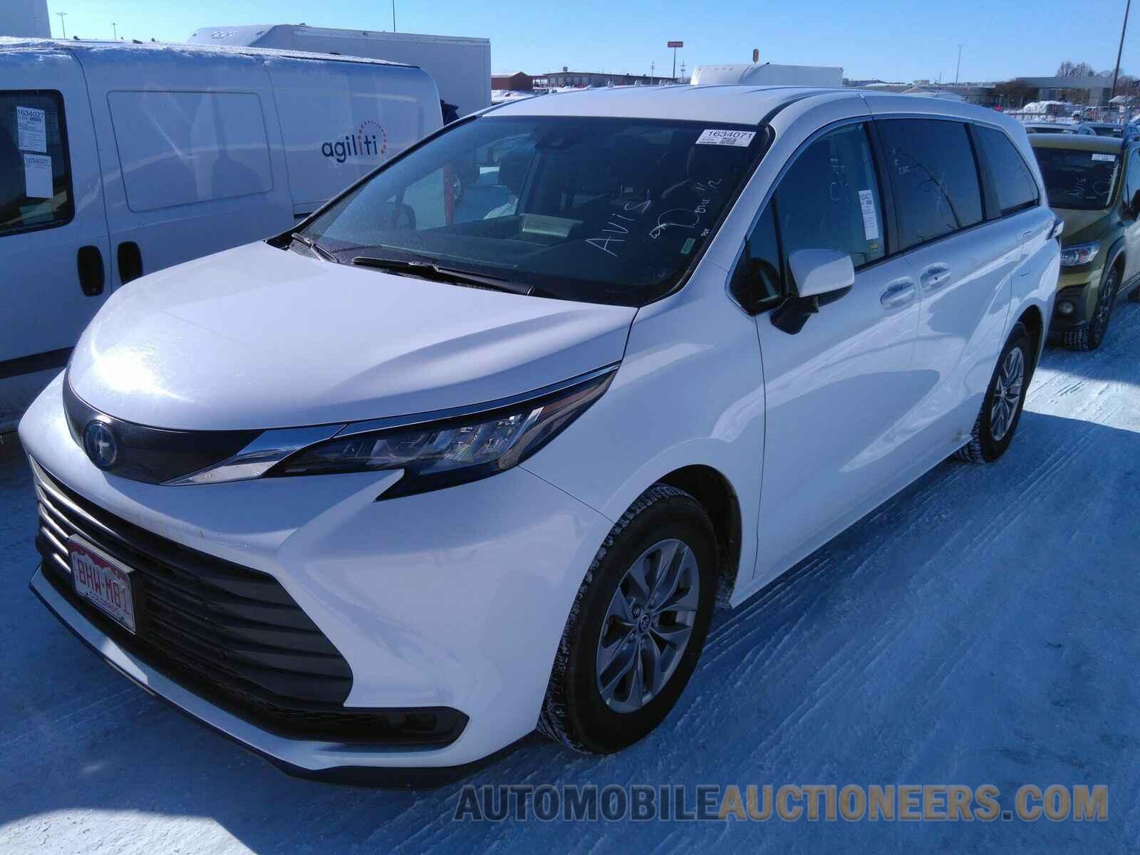 5TDKRKEC9PS162021 Toyota Sienna LE 2023