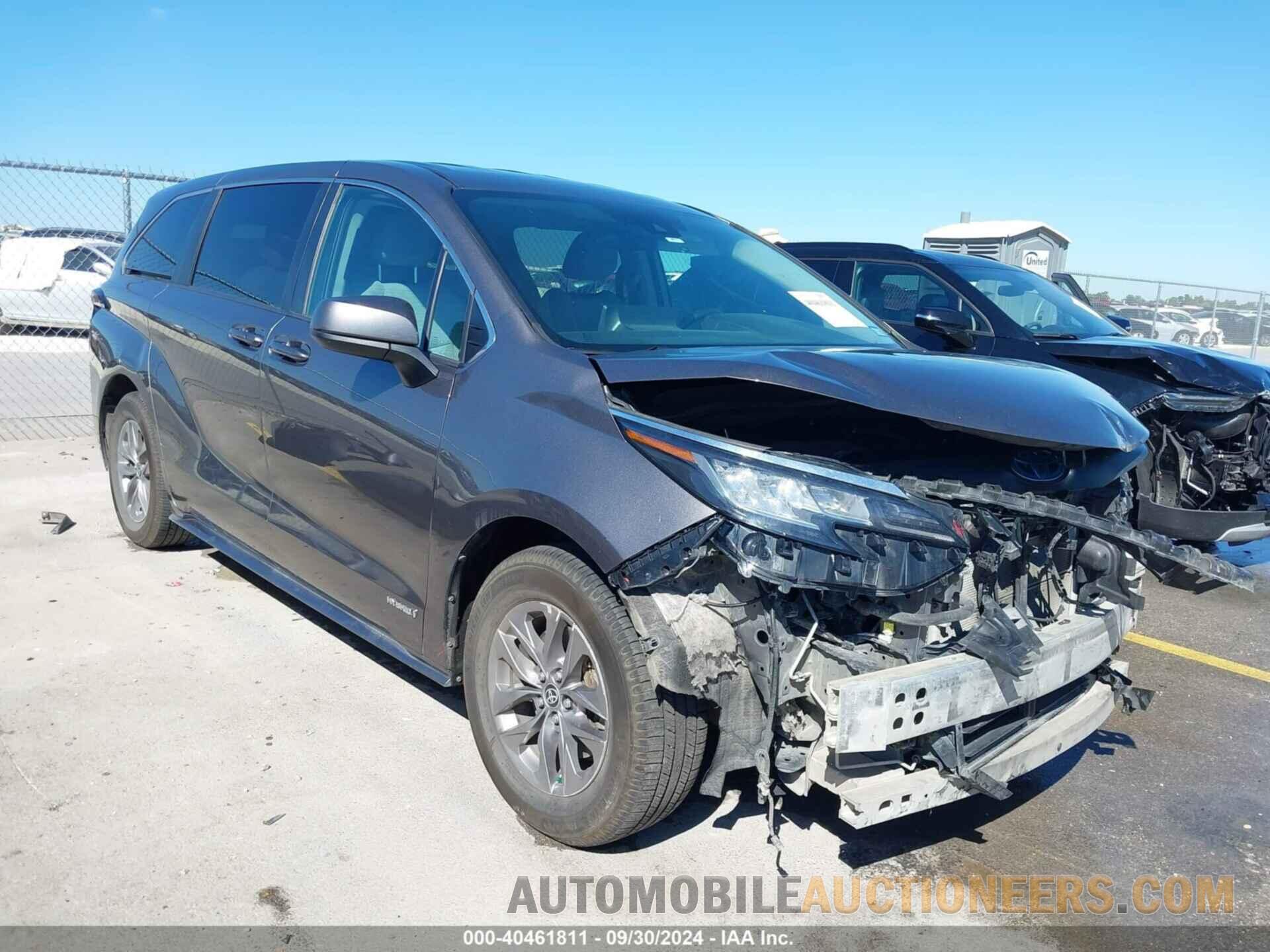 5TDKRKECXMS016674 TOYOTA SIENNA 2021