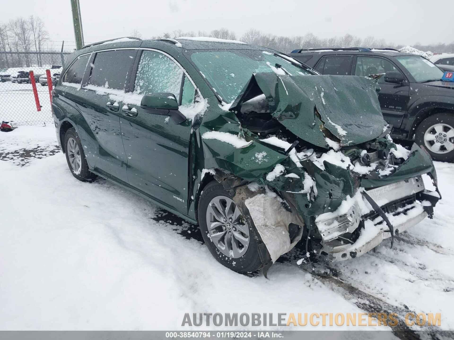 5TDKRKECXMS063414 TOYOTA SIENNA 2021