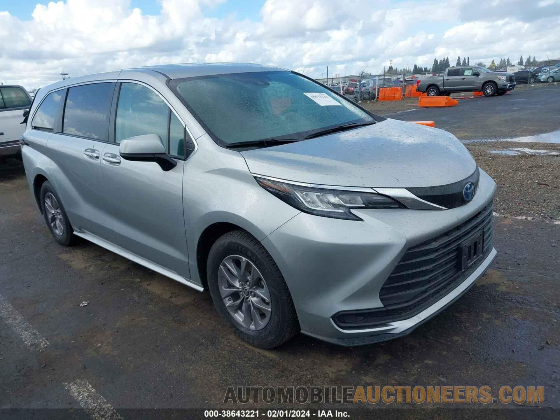 5TDKSKFC0NS070604 TOYOTA SIENNA 2022