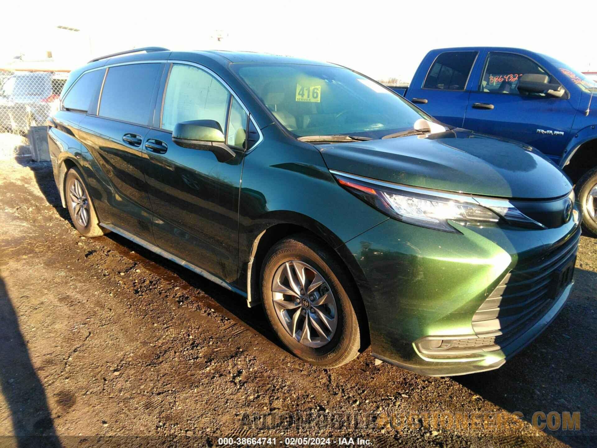 5TDKSKFC2NS047499 TOYOTA SIENNA 2022