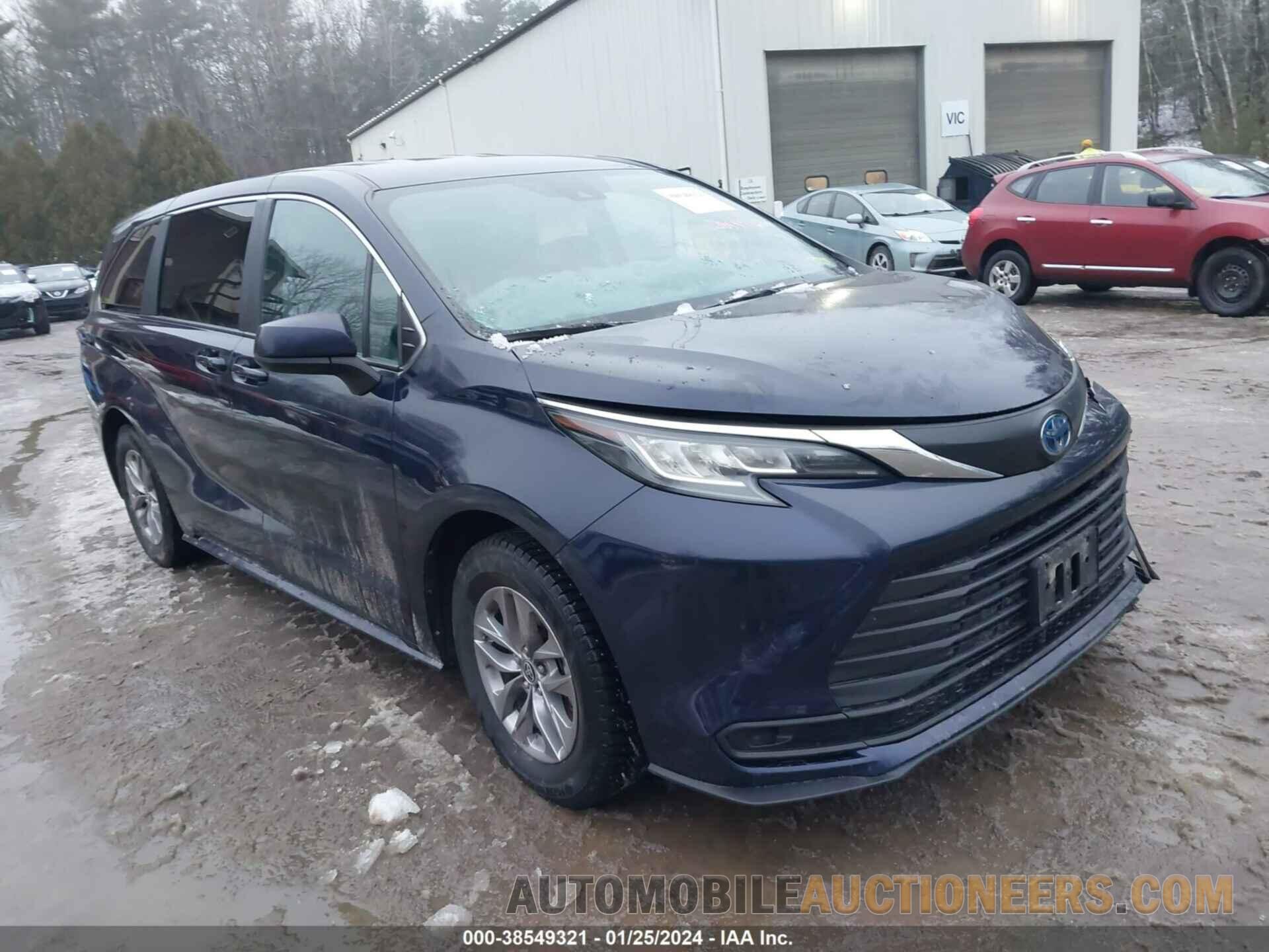 5TDKSKFC2NS065758 TOYOTA SIENNA 2022