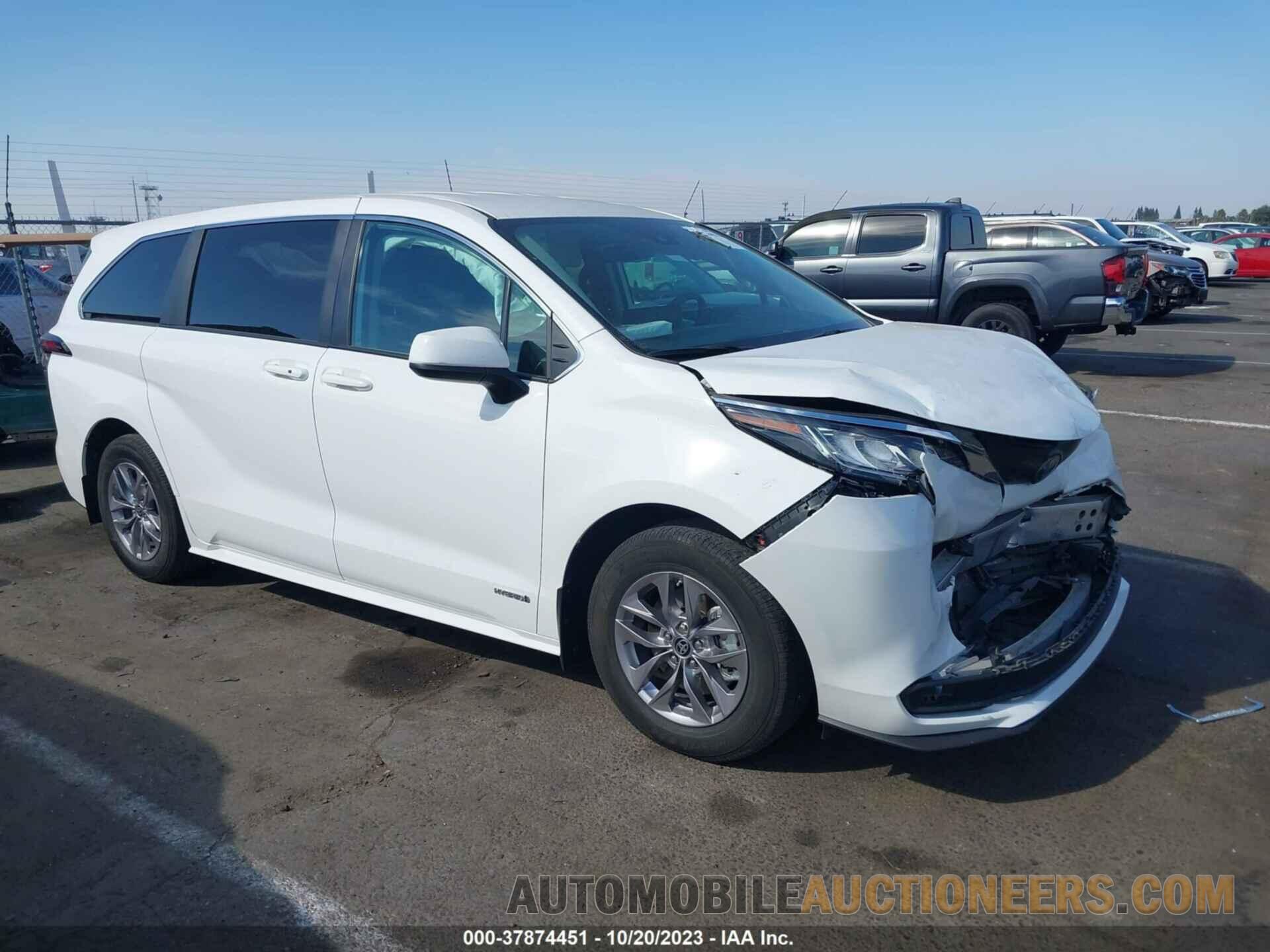 5TDKSKFC4MS009254 TOYOTA SIENNA 2021