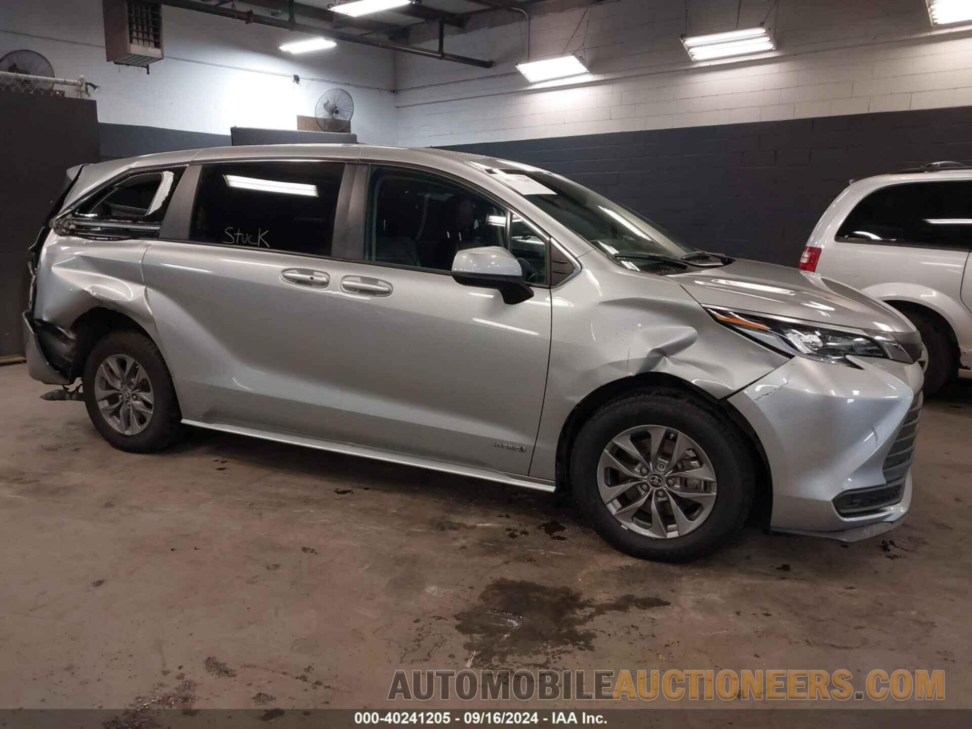 5TDKSKFC5MS006055 TOYOTA SIENNA 2021