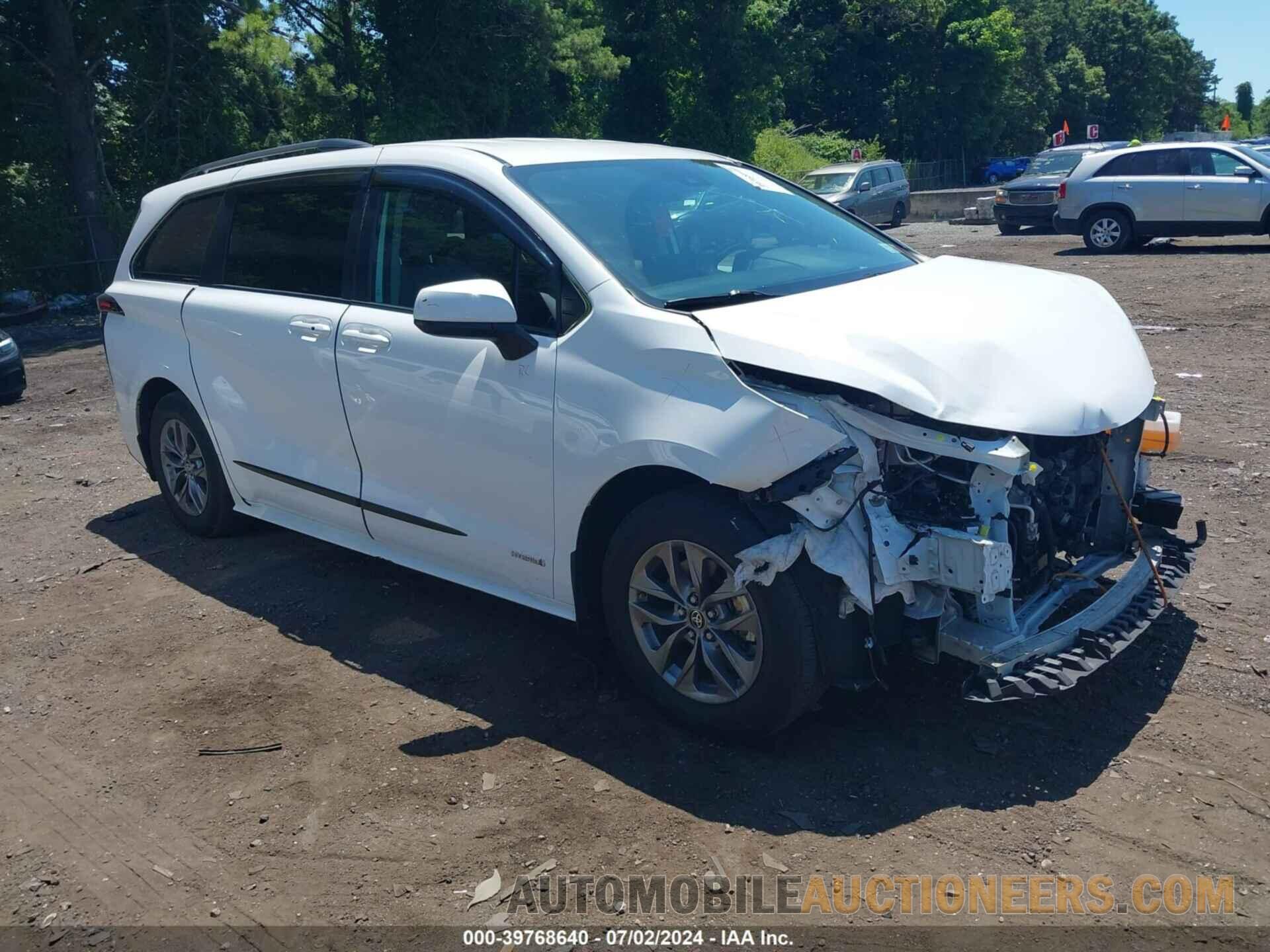 5TDKSKFC5MS020215 TOYOTA SIENNA 2021