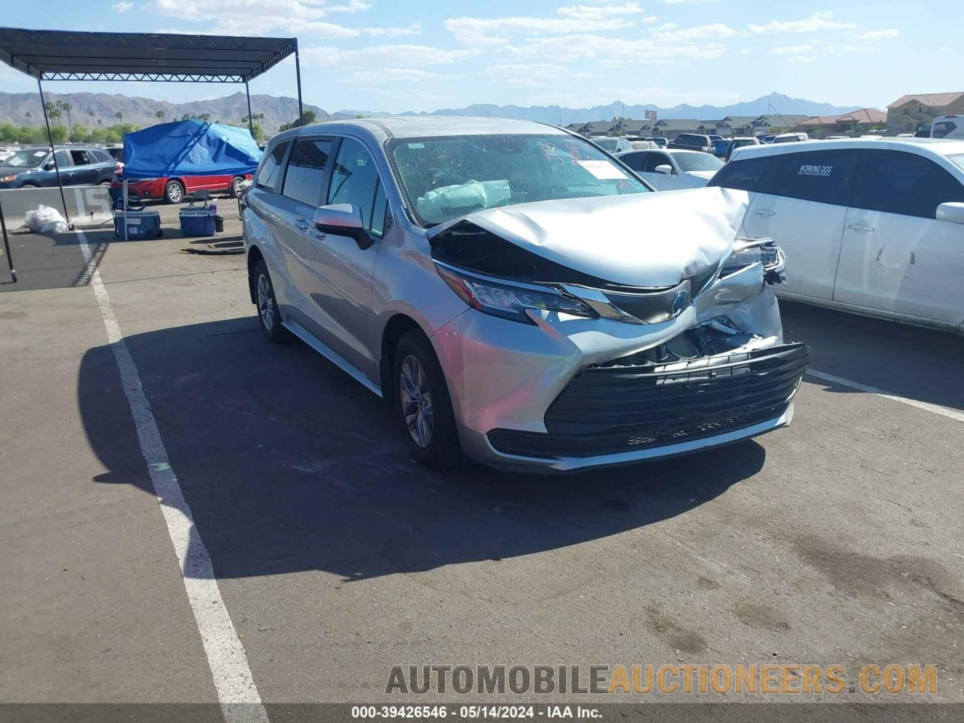 5TDKSKFC5PS074277 TOYOTA SIENNA 2023