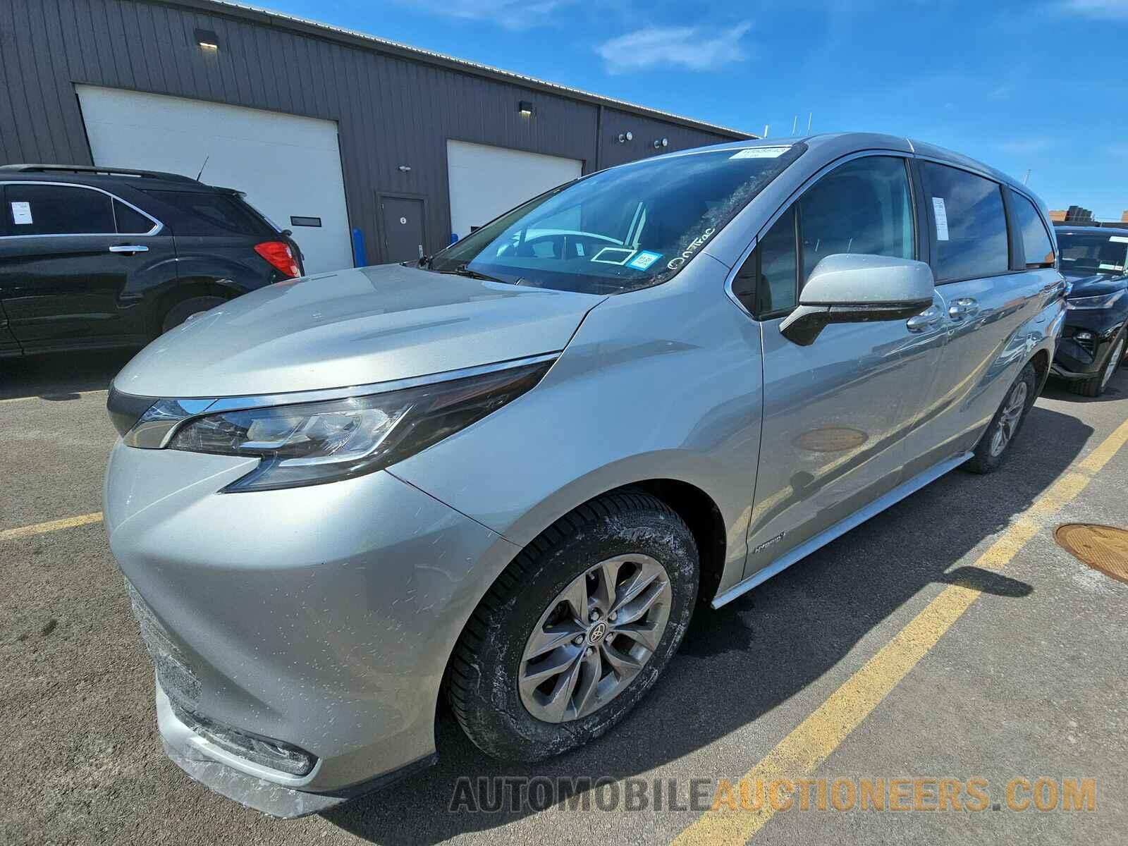 5TDKSKFC8MS006227 Toyota Sienna LE 2021