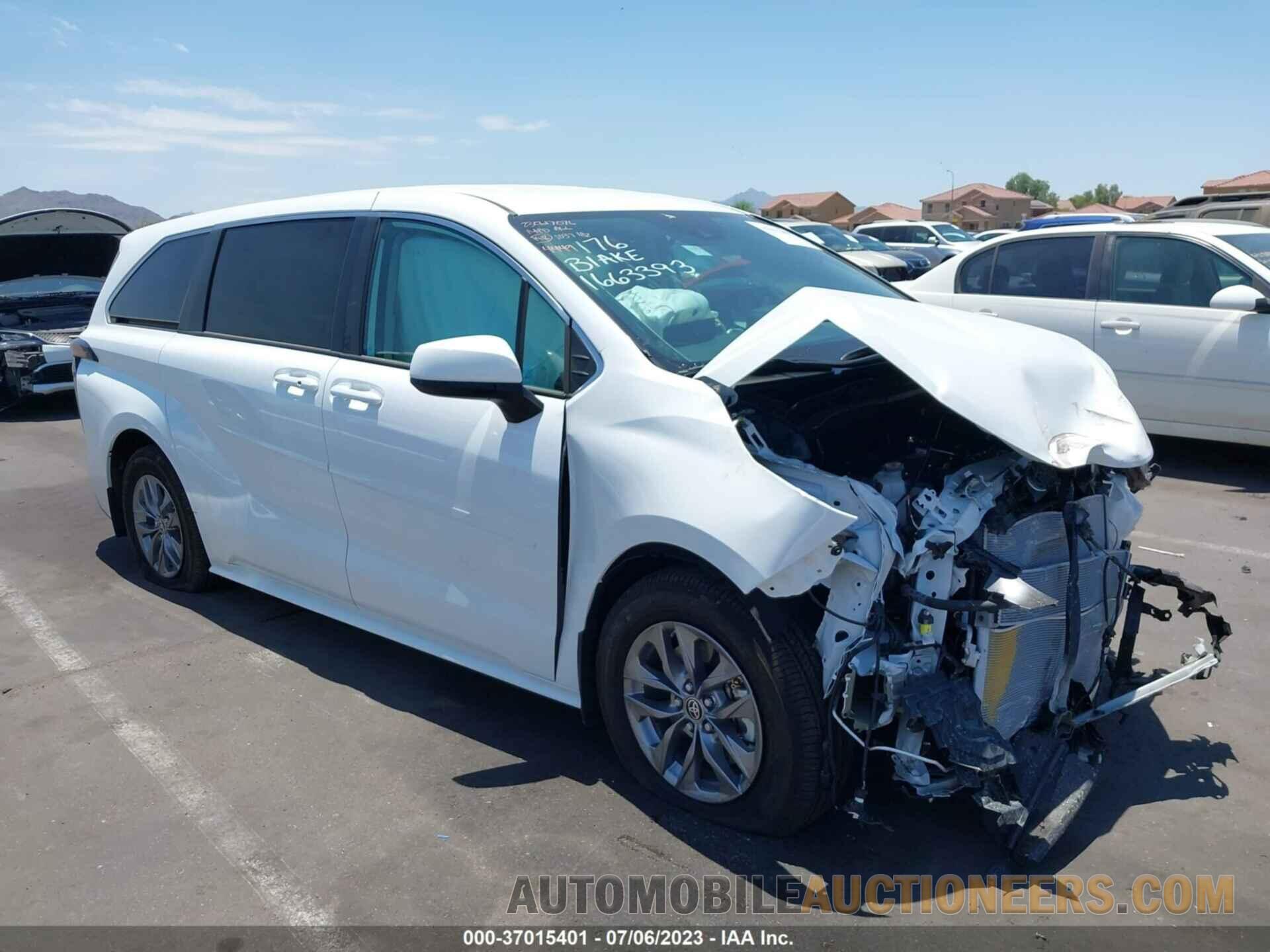 5TDKSKFC8PS074449 TOYOTA SIENNA 2023