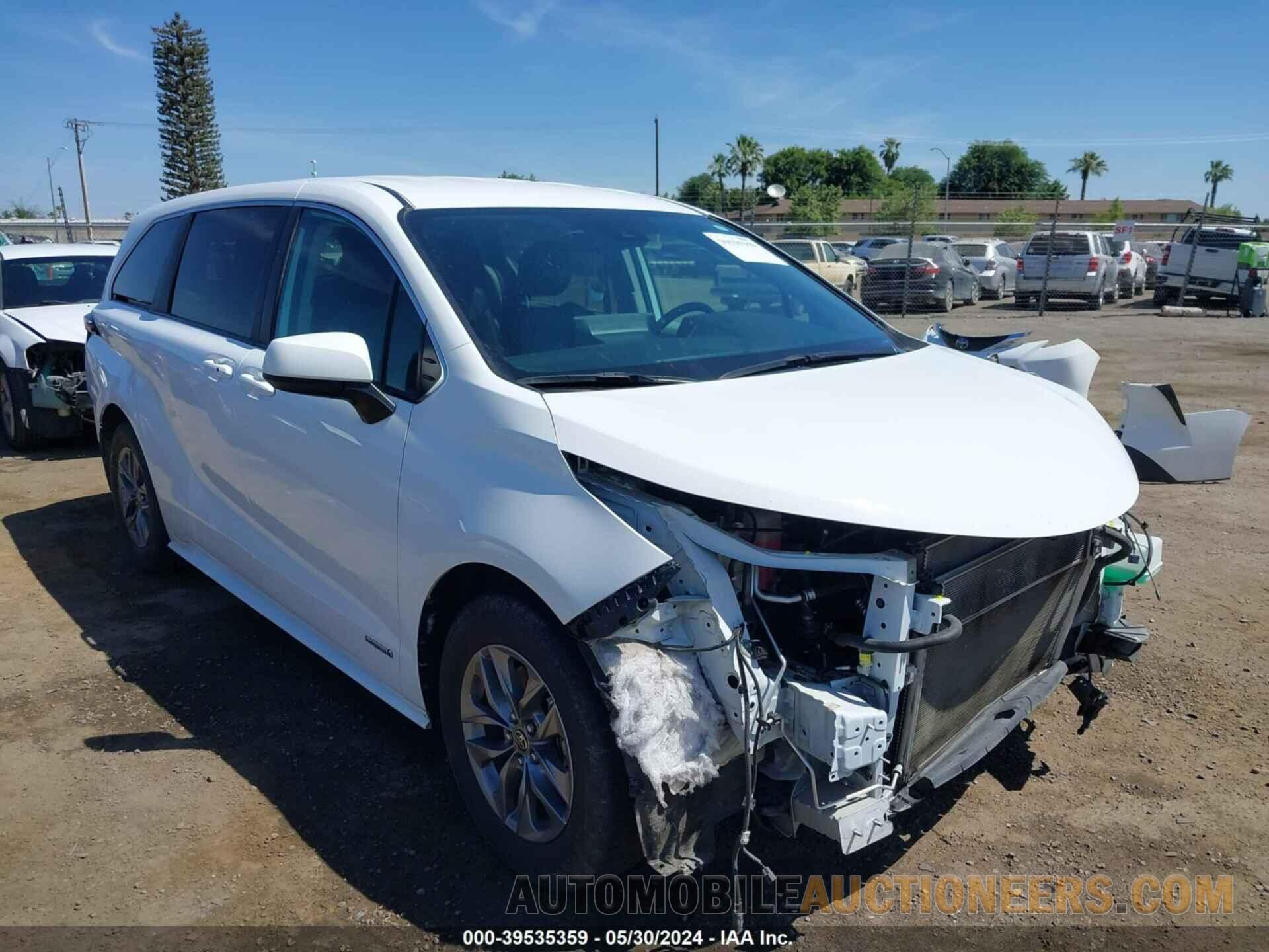 5TDKSKFC9MS003532 TOYOTA SIENNA 2021