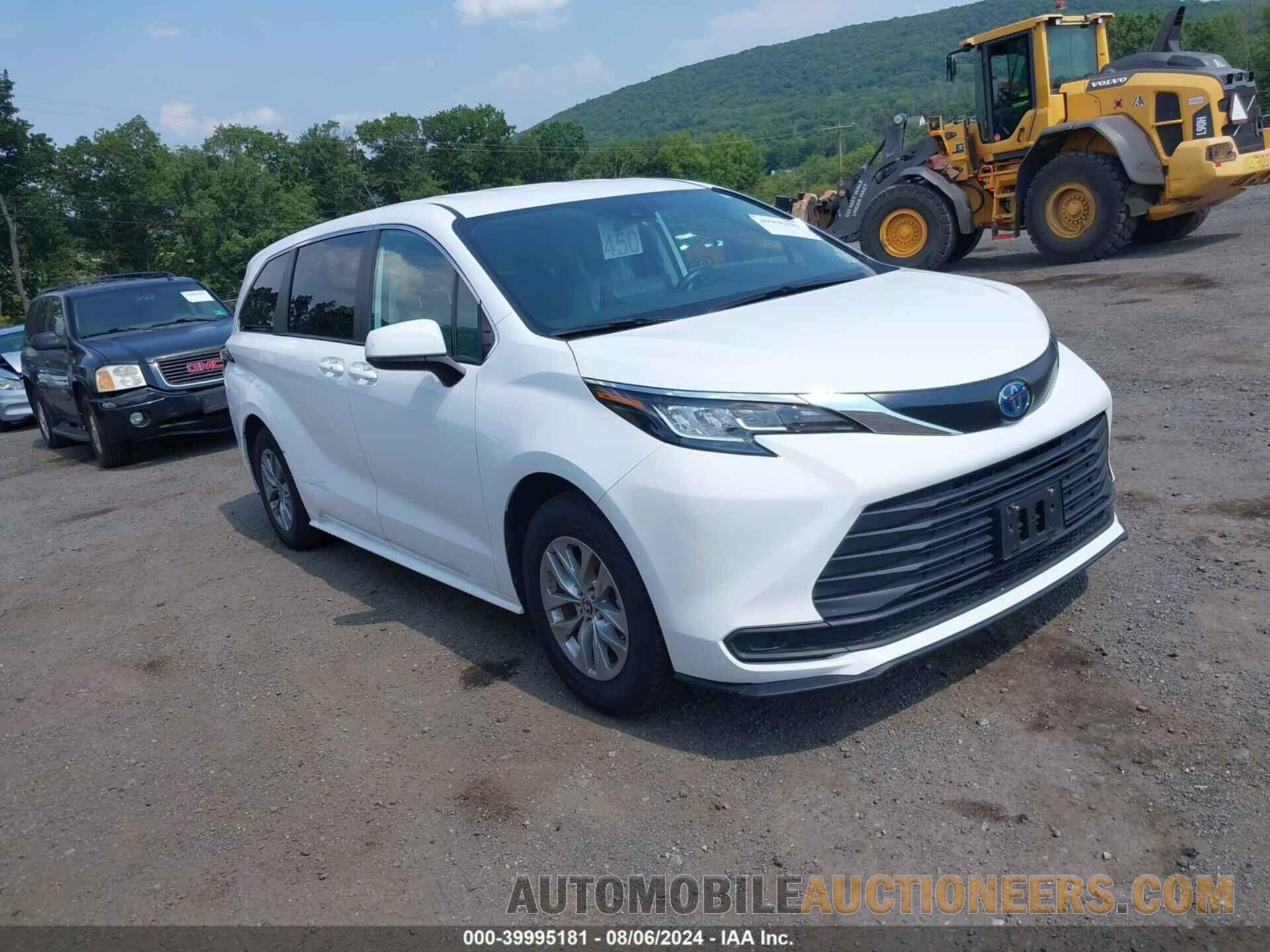 5TDKSKFC9NS070102 TOYOTA SIENNA 2022