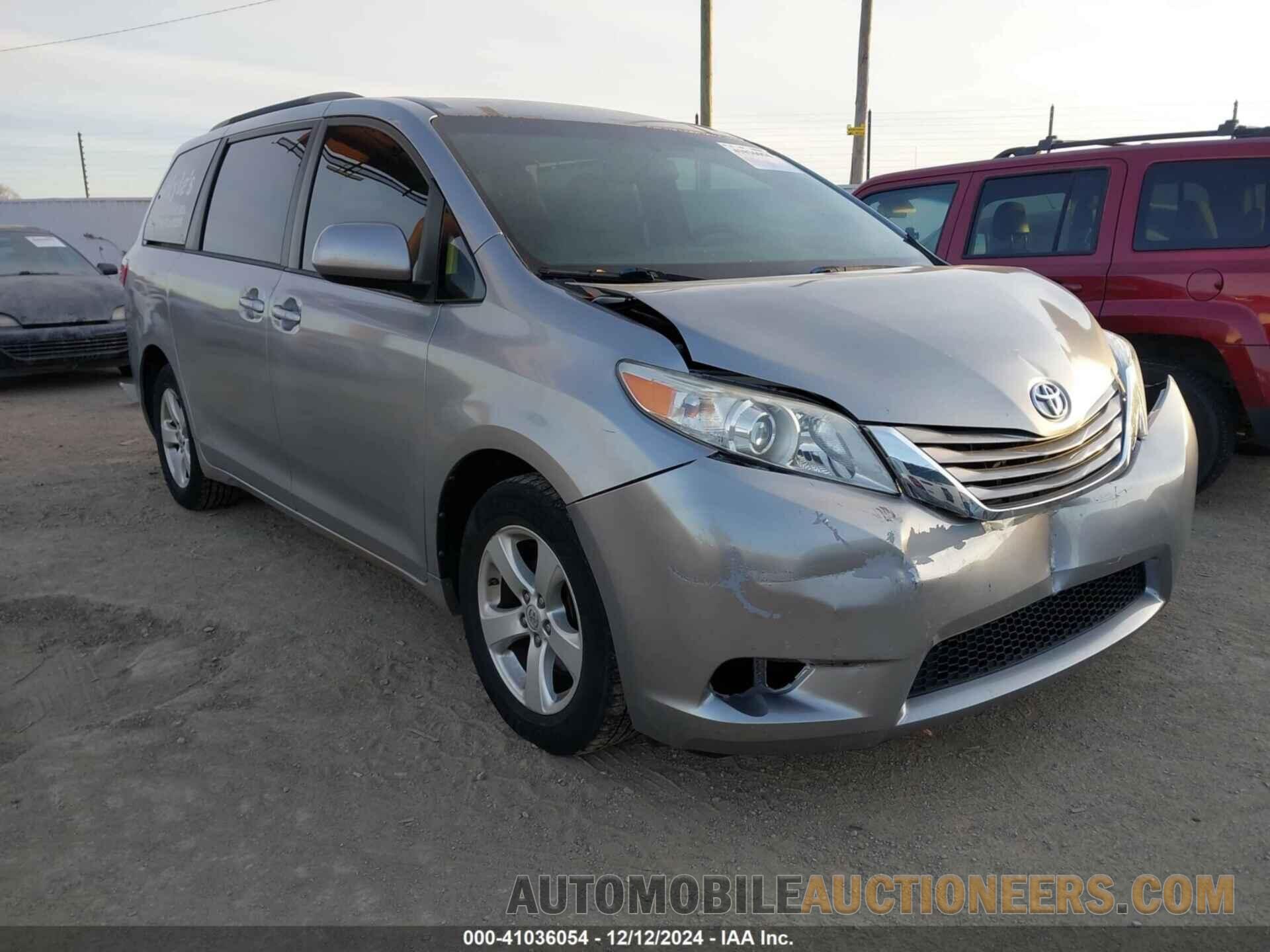 5TDKZ3DC0HS790977 TOYOTA SIENNA 2017