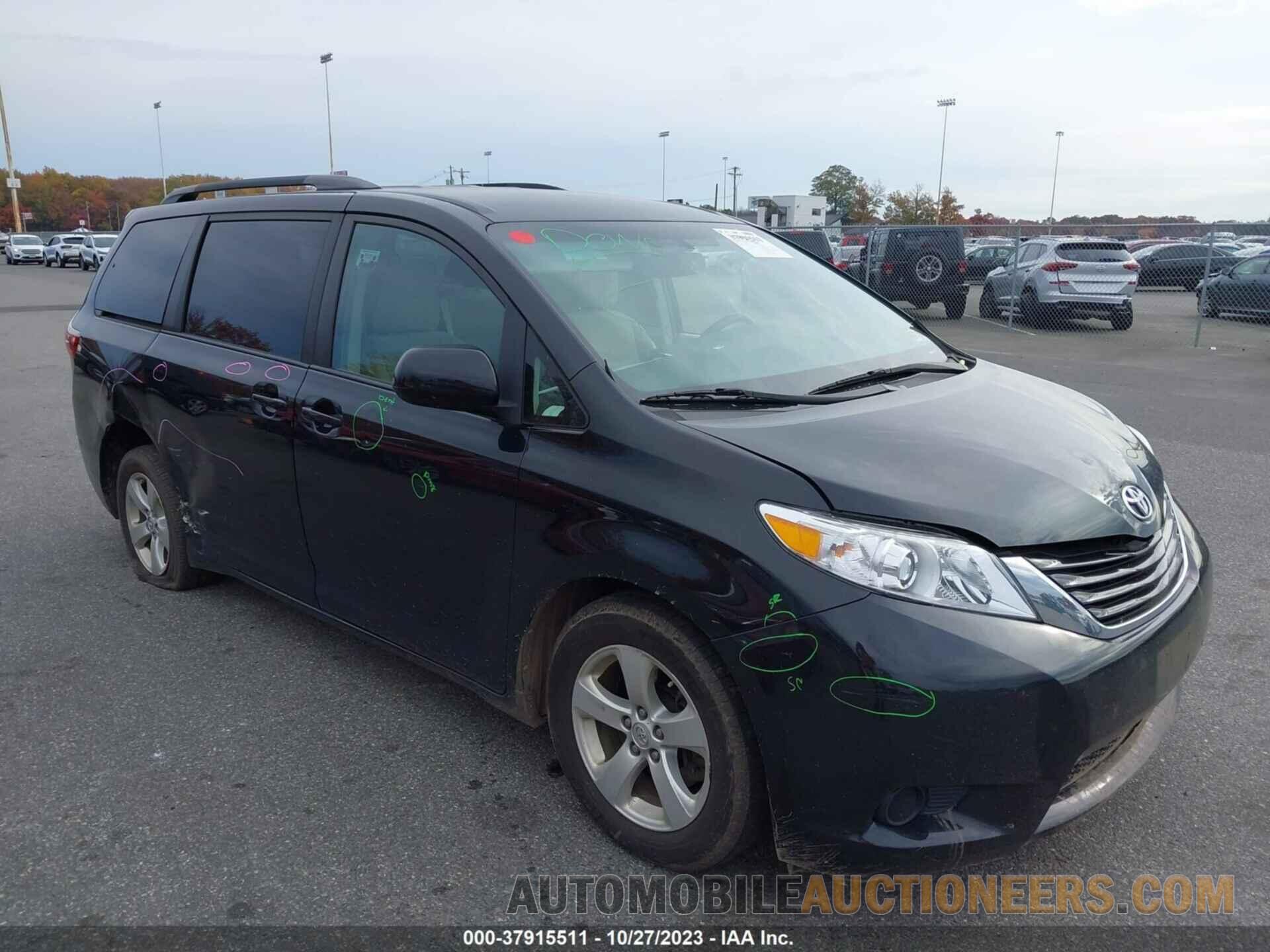 5TDKZ3DC0HS886544 TOYOTA SIENNA 2017