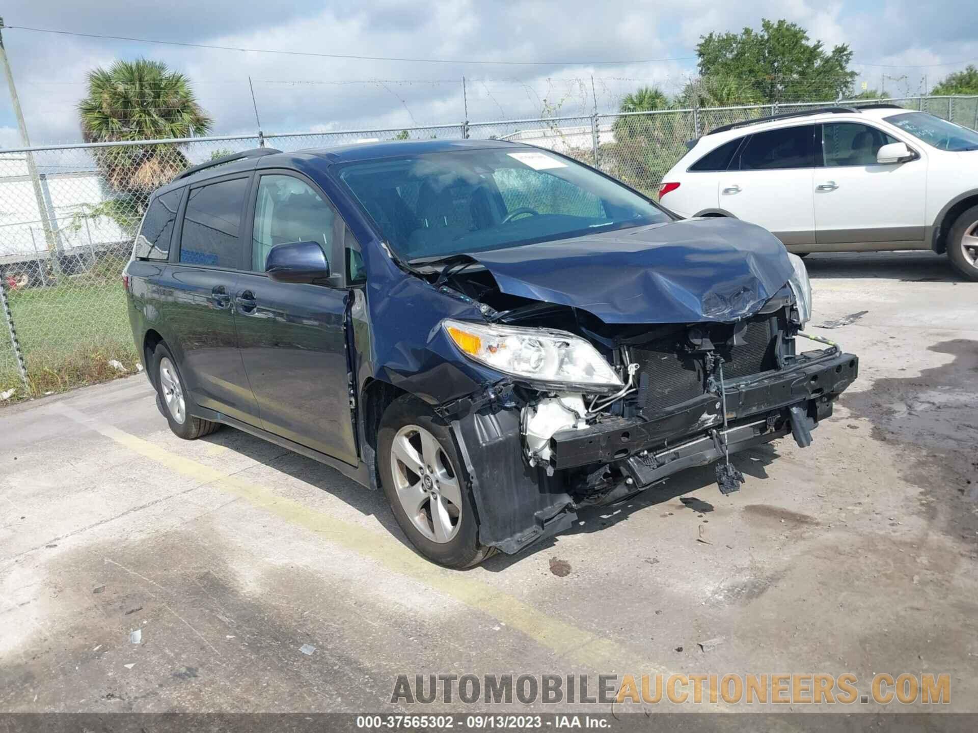 5TDKZ3DC0JS931357 TOYOTA SIENNA 2018