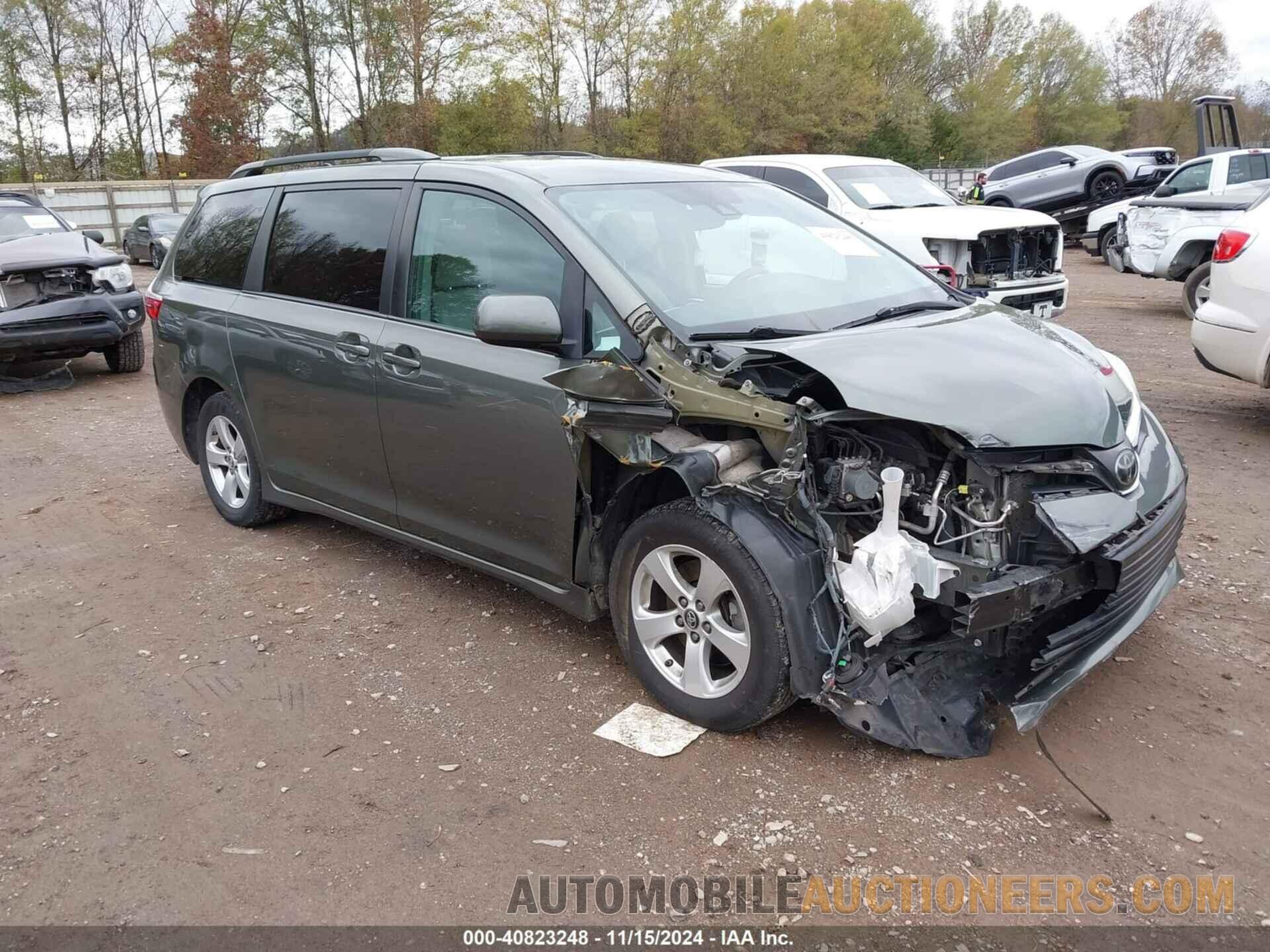 5TDKZ3DC0KS014873 TOYOTA SIENNA 2019