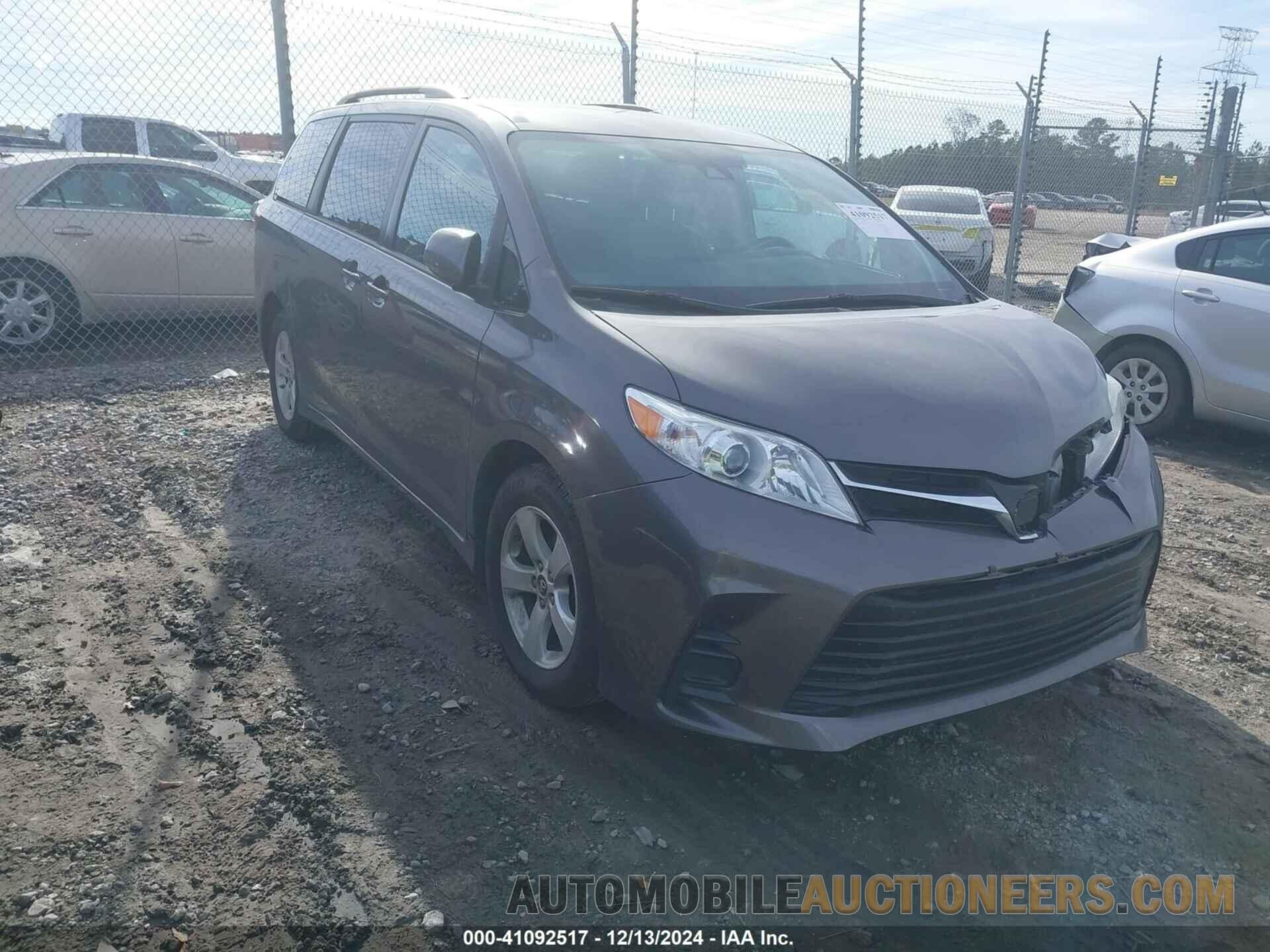 5TDKZ3DC0KS981600 TOYOTA SIENNA 2019