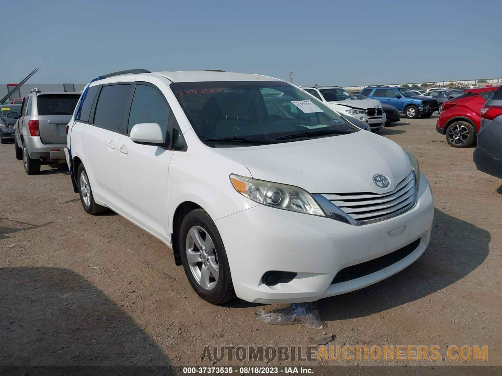 5TDKZ3DC1HS771418 TOYOTA SIENNA 2017