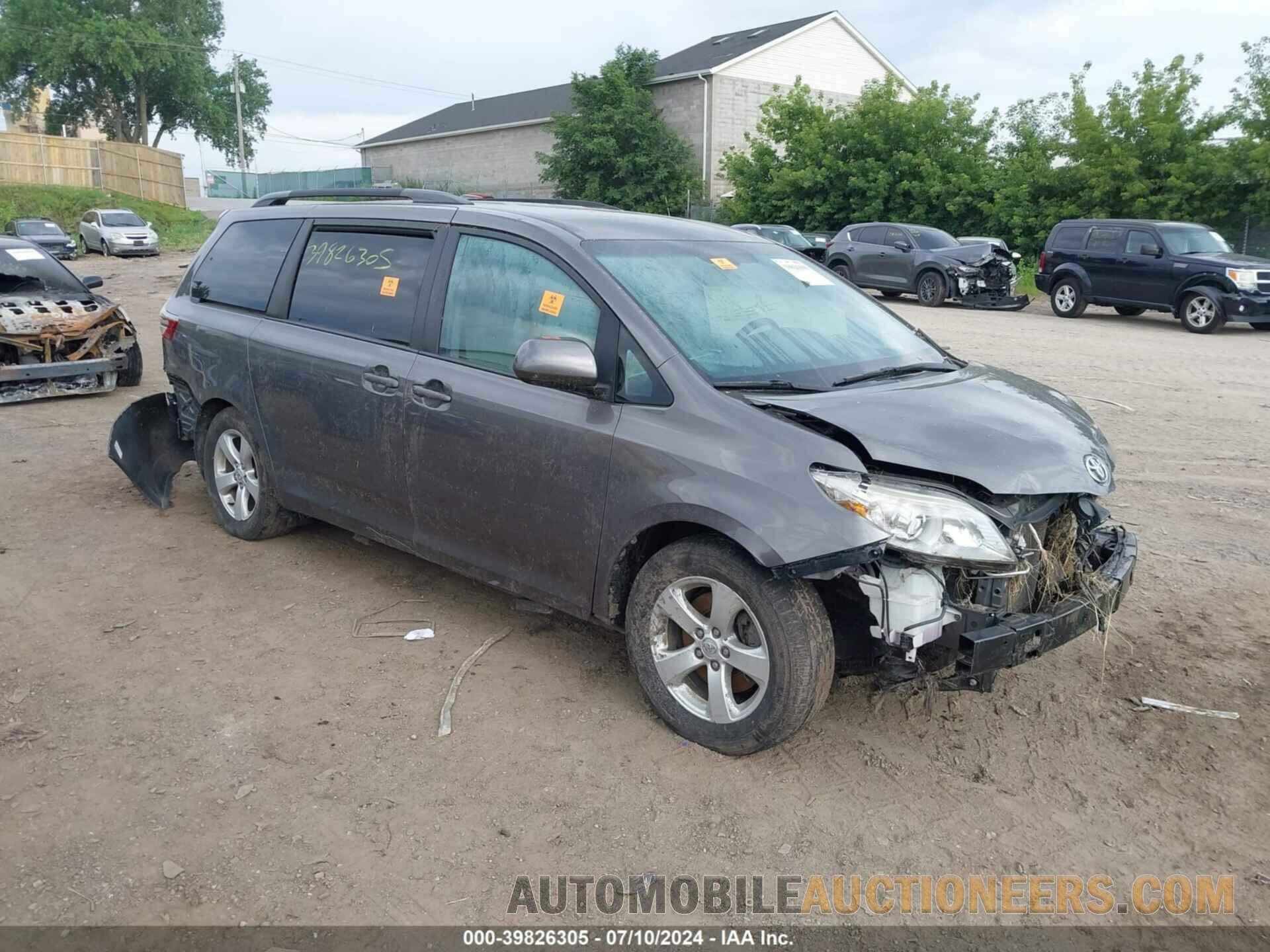 5TDKZ3DC1HS809682 TOYOTA SIENNA 2017