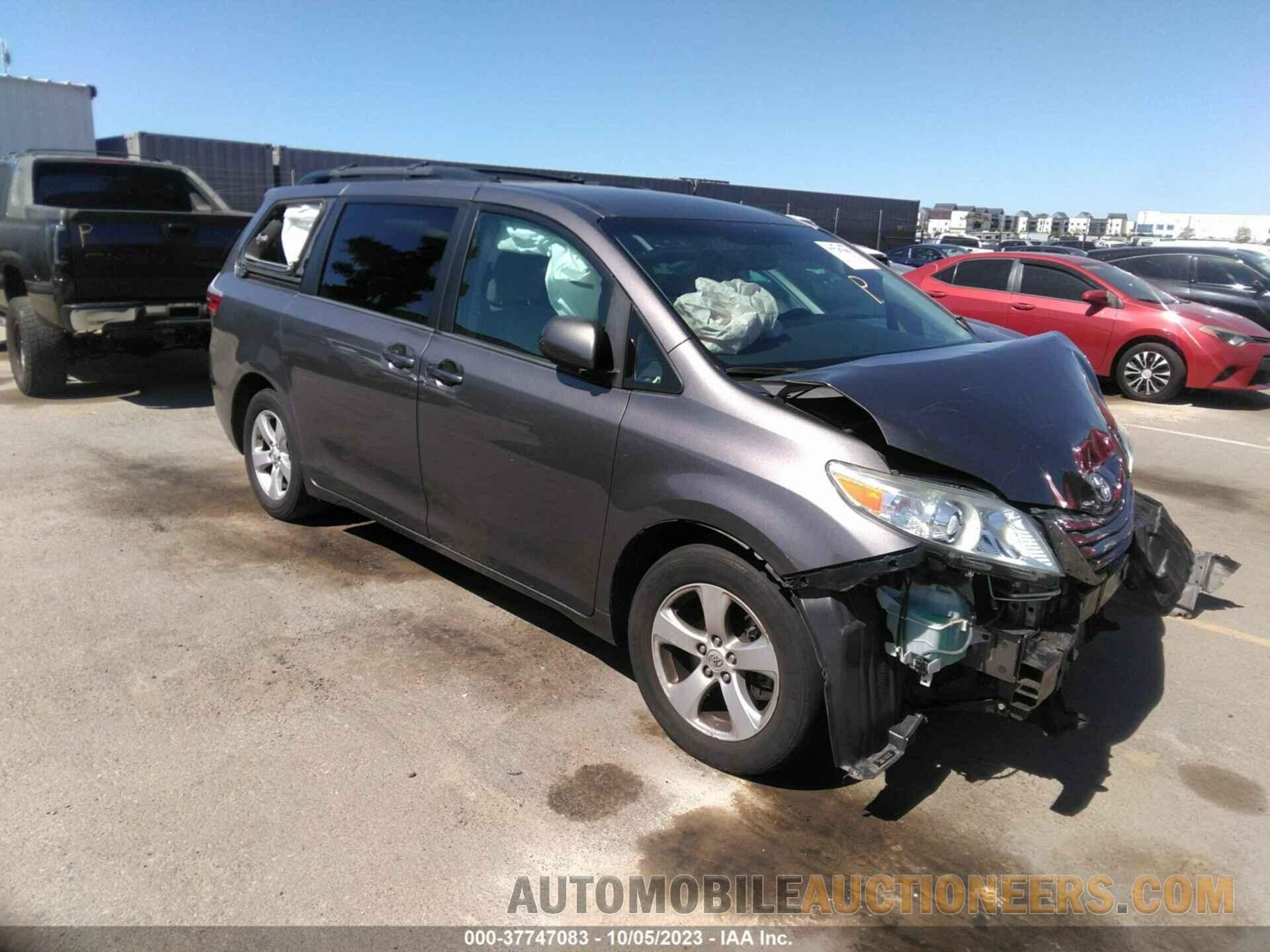 5TDKZ3DC1HS817751 TOYOTA SIENNA 2017