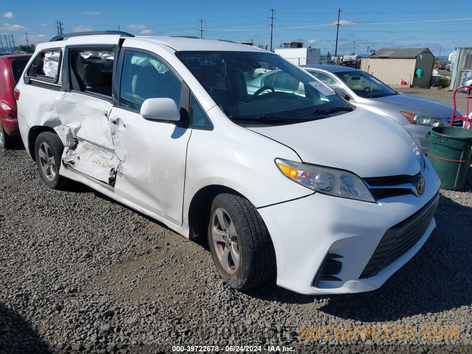 5TDKZ3DC1JS906192 TOYOTA SIENNA 2018