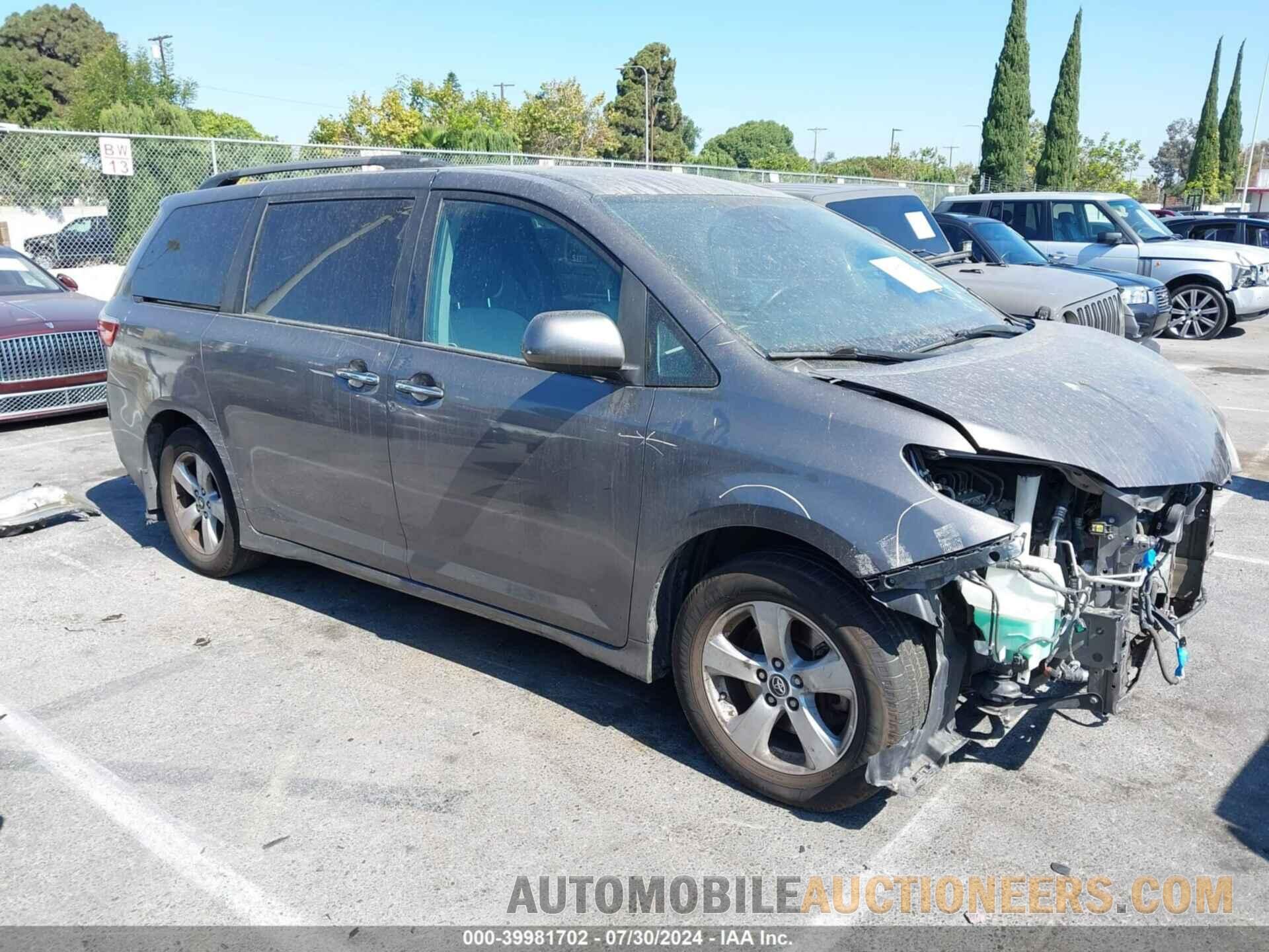 5TDKZ3DC1KS970203 TOYOTA SIENNA 2019