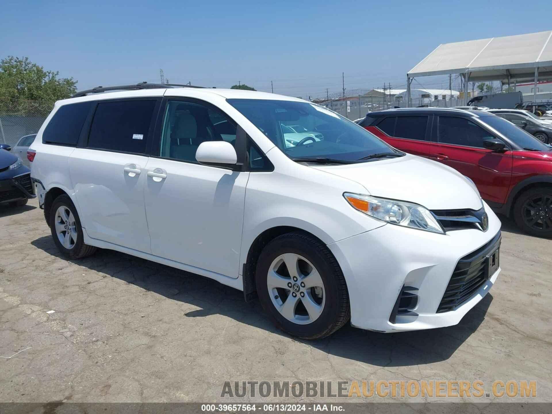 5TDKZ3DC1KS993142 TOYOTA SIENNA 2019